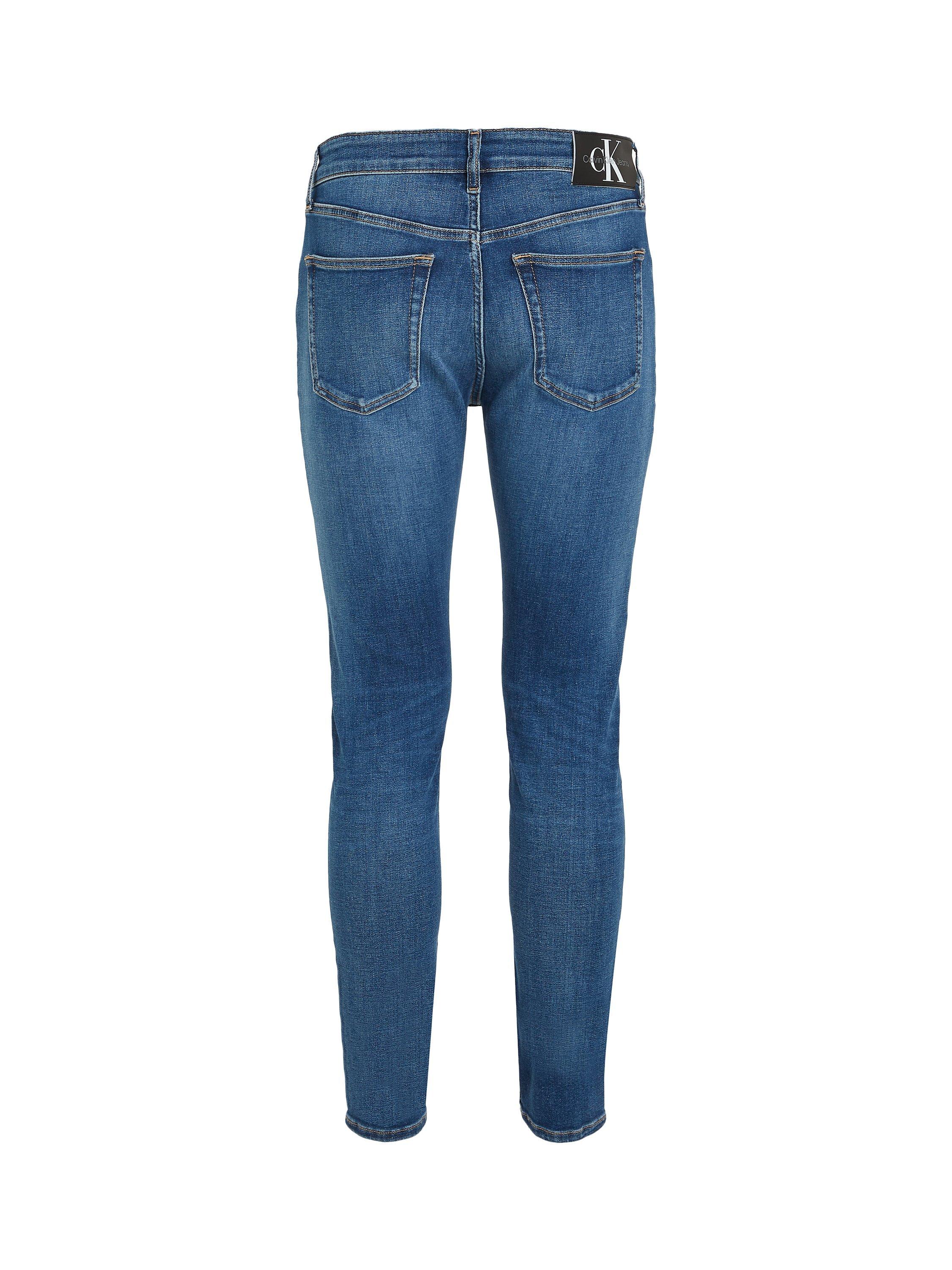 Product image 4 of 6, which shows Calvin Klein Slim Tapered Jeans, Denim Dark, 32S