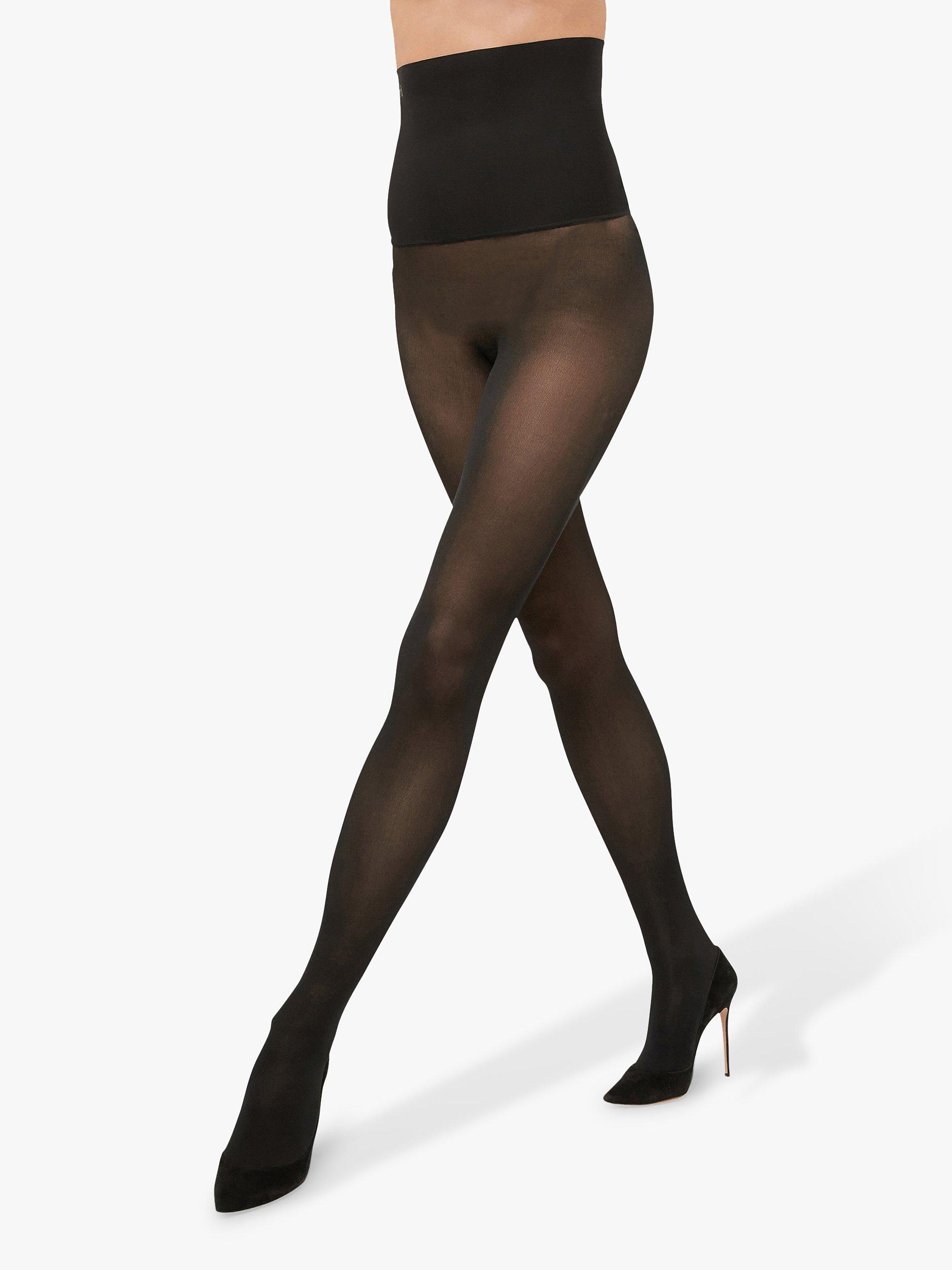 Product image 1 of 5, which shows Wolford Fatal Sculpting 50 Denier High Waist Tights, Black 7005, S