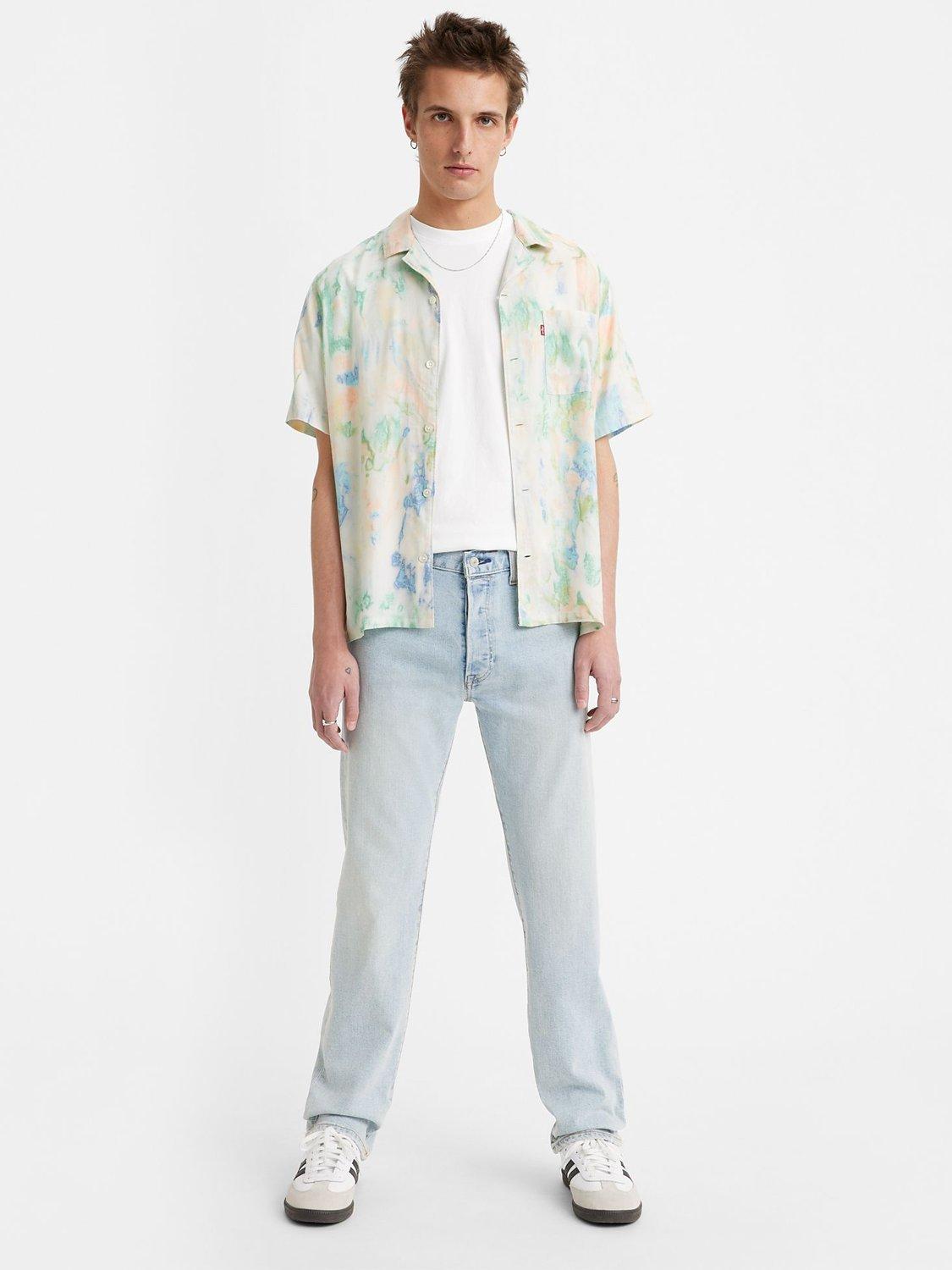 Levi's 501 Original Straight Jeans, Crystal Denim