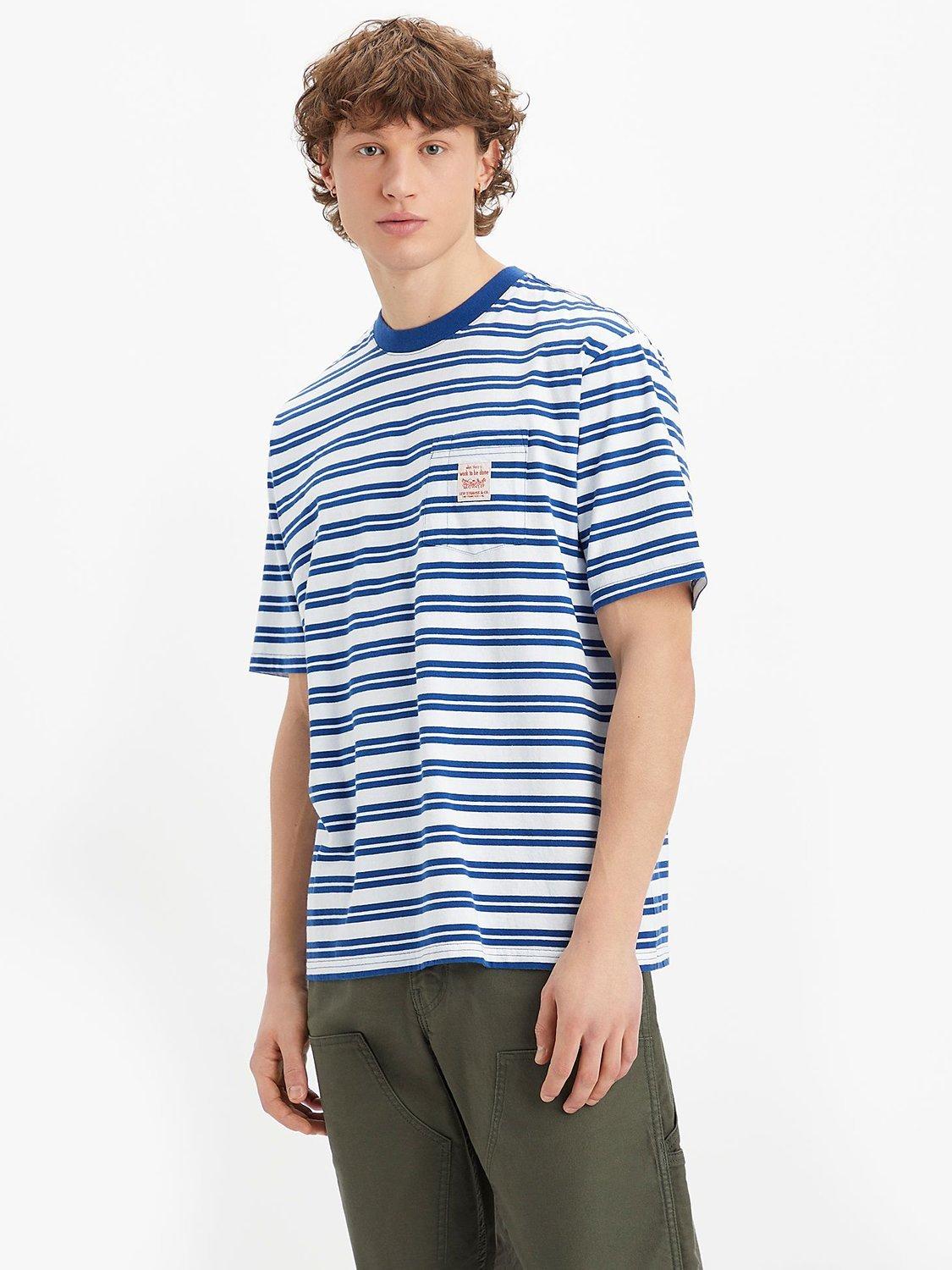 Levi's Workwear Stripe Short Sleeve T-Shirt, Stripe