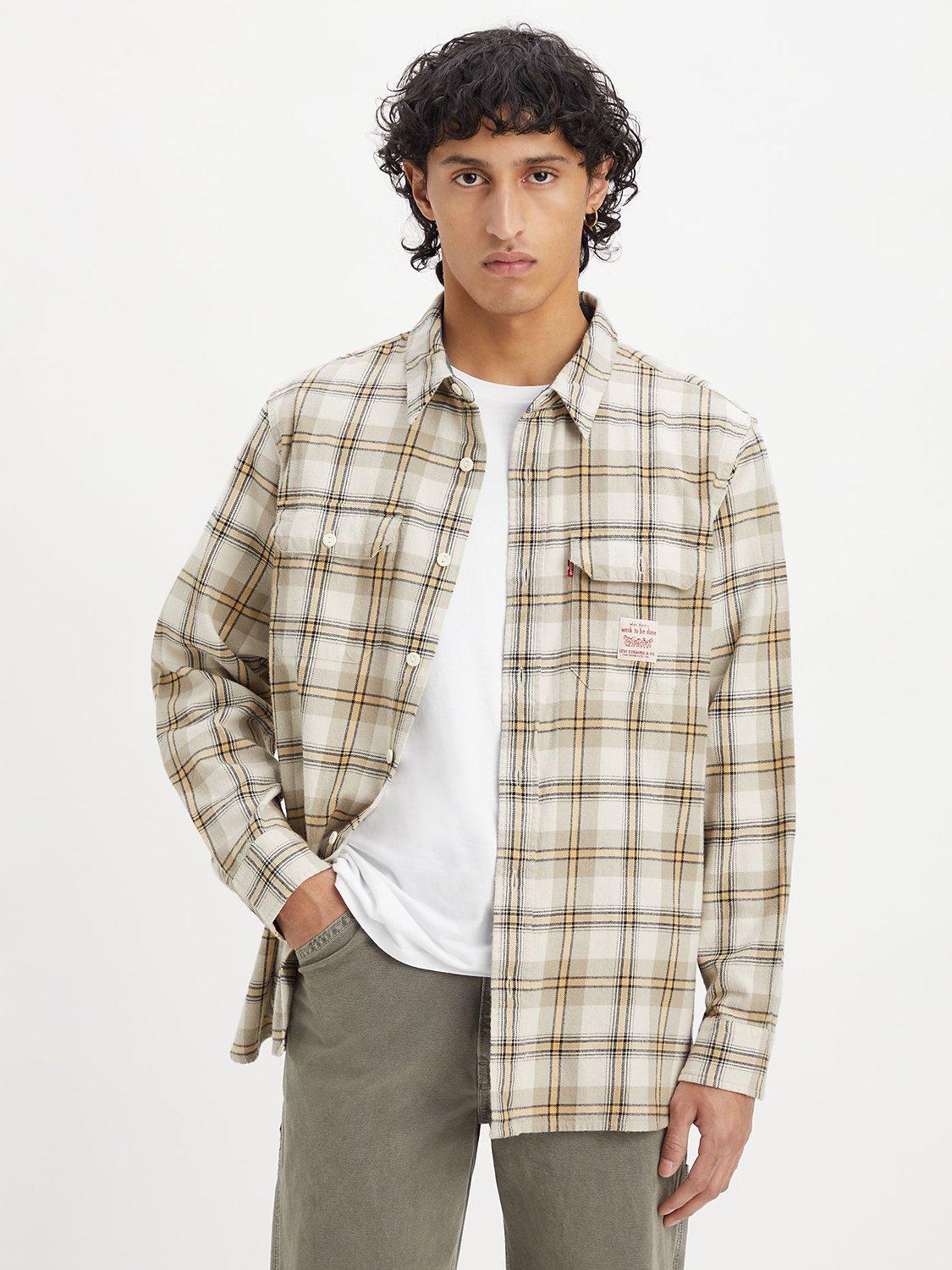 Levi's Classic Worker Check Shirt, Rainy Day, XL