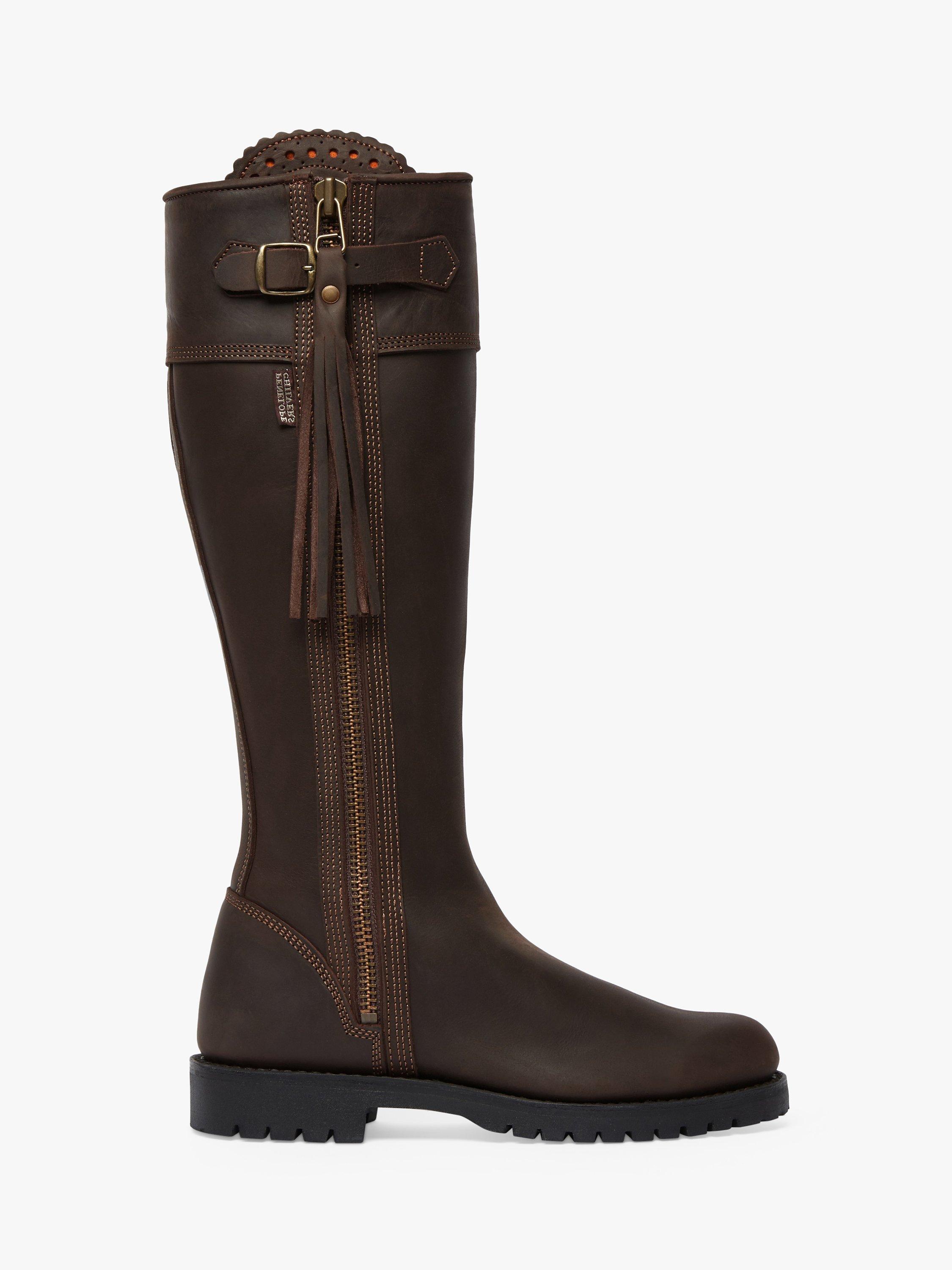 Penelope Chilvers Standard Long Tassel Boots Conker