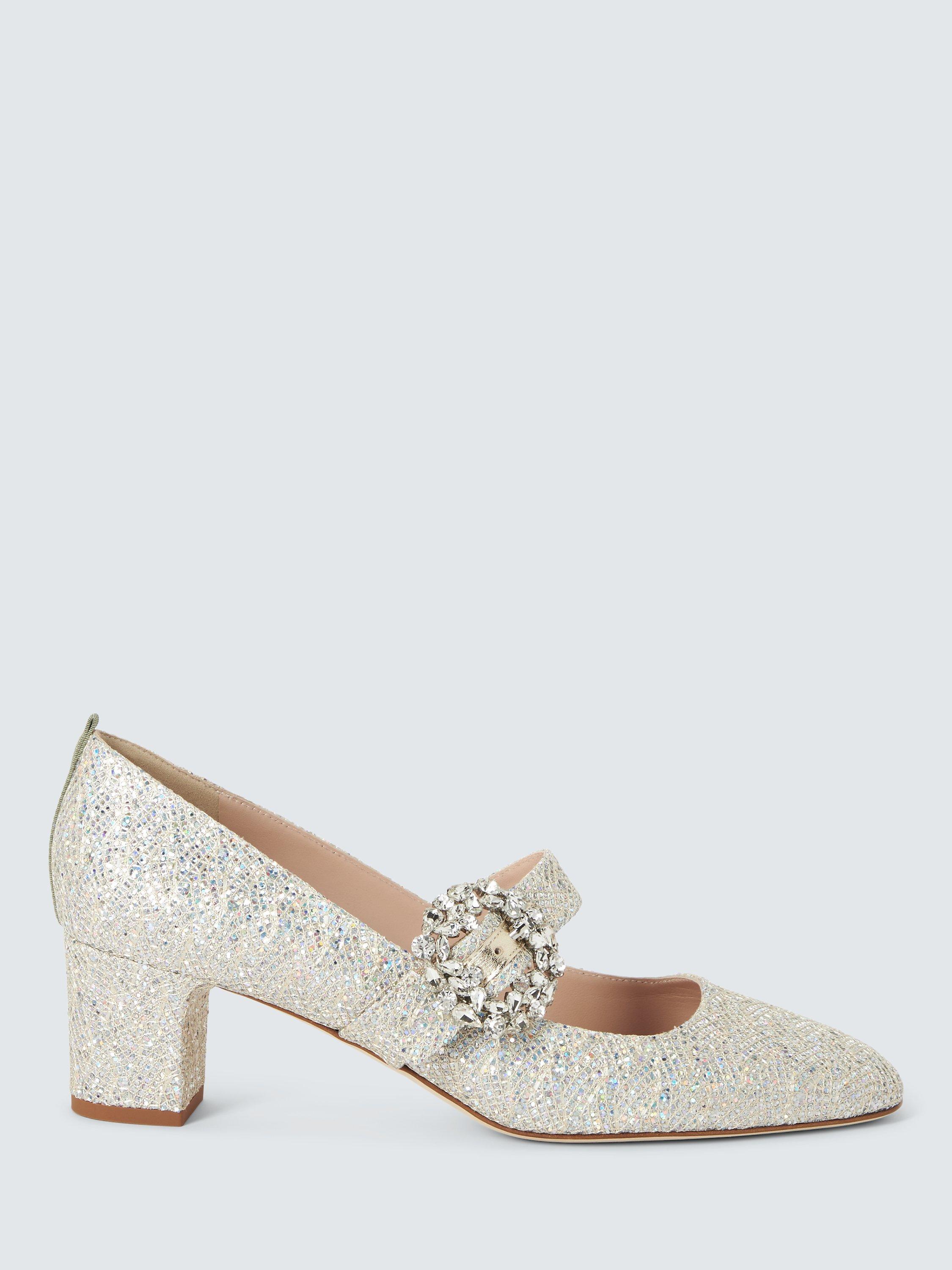 SJP by Sarah Jessica Parker Cosette Mary Jane Court Shoes, Blizzard Glitter