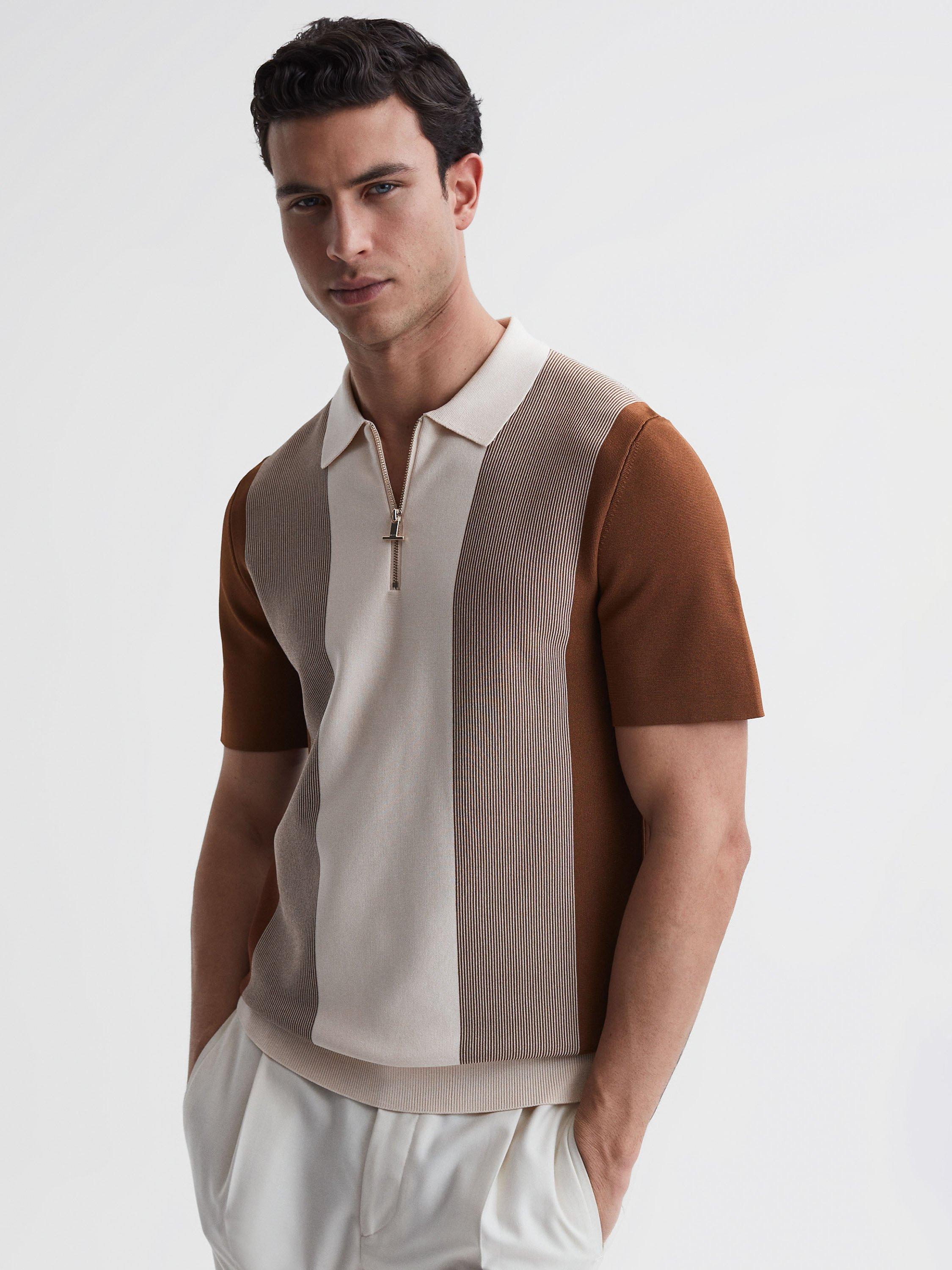 Reiss Milton Zip Neck Polo Shirt