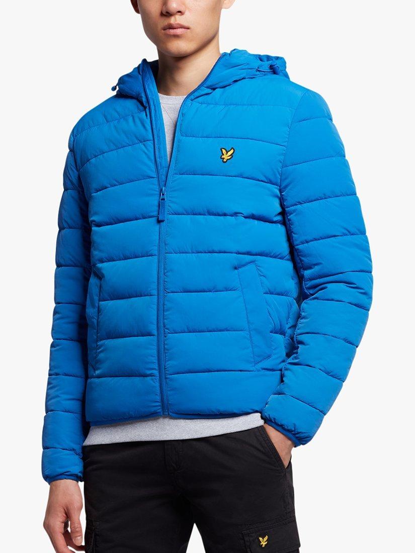 Lyle and scott blue puffer jacket deals