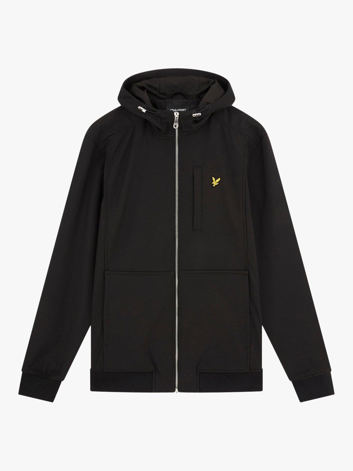 Product image 3 of 5, which shows Lyle & Scott Soft Shell Jacket, Jet Black, L