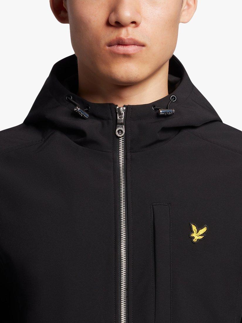 Product image 5 of 5, which shows Lyle & Scott Soft Shell Jacket, Jet Black, L