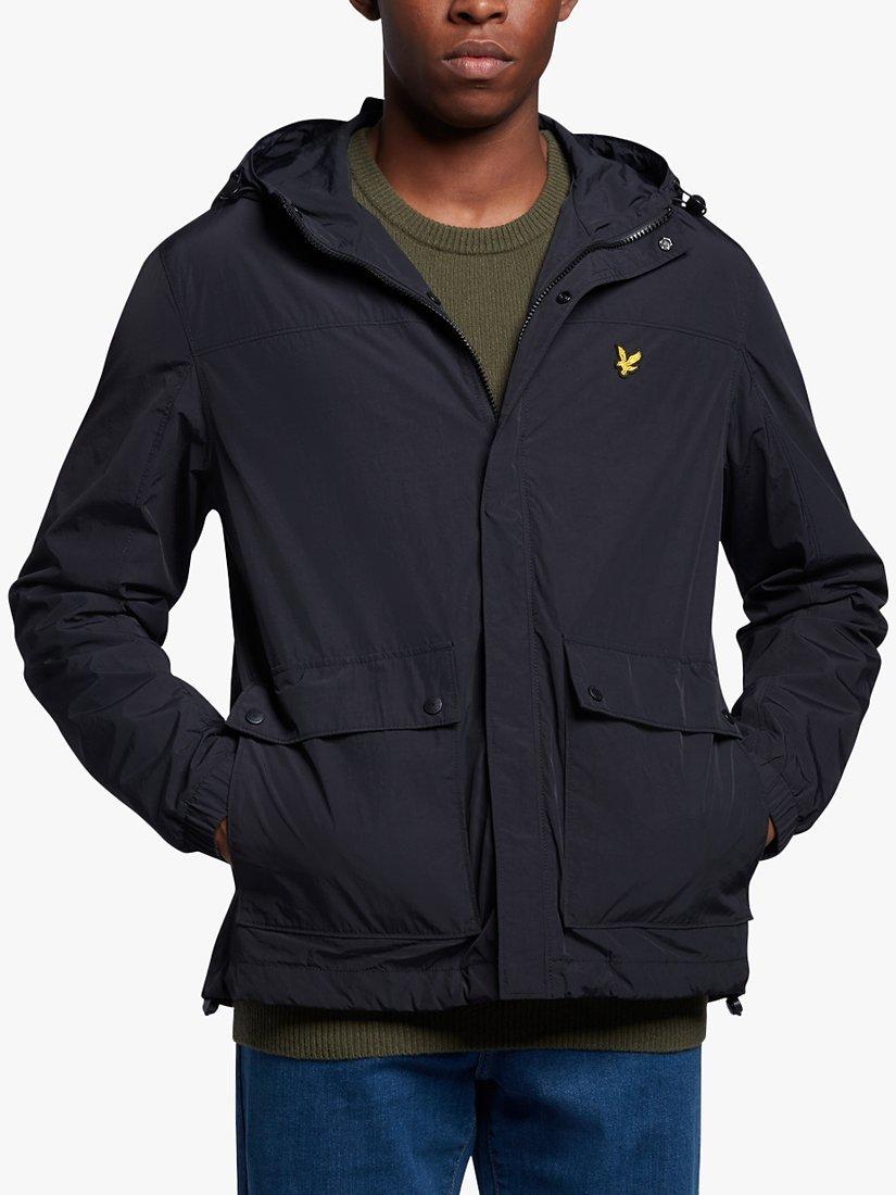 Lyle Scott Hooded Pocket Jacket Z865 Jet Black