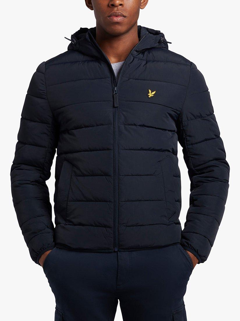 Lyle & Scott Lightweight Puffer Jacket, Dark Navy