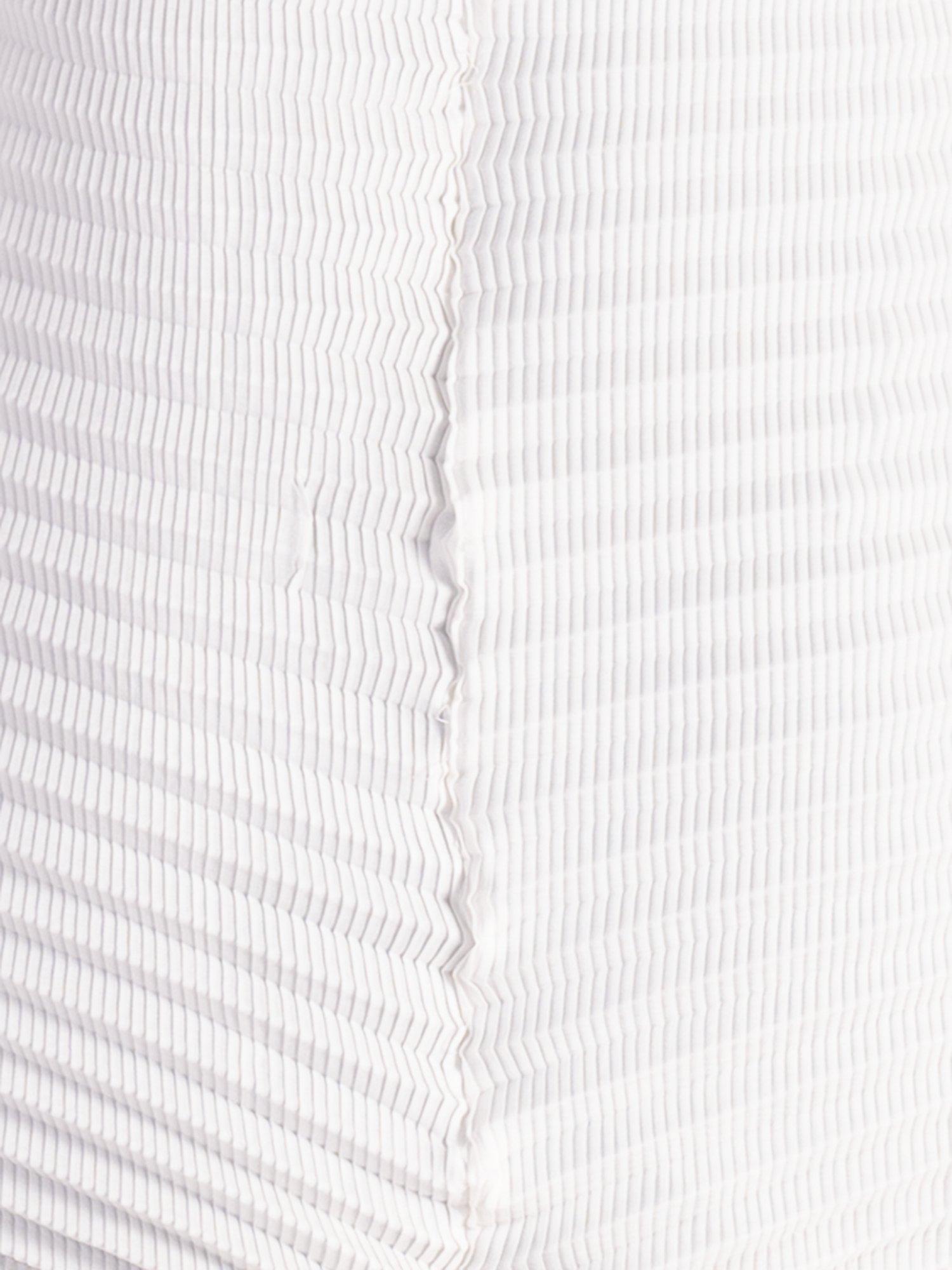 Product image 8 of 8, which shows chesca Concertina Pleated Jacket, Ivory, S-M