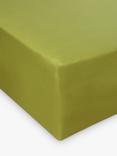 Jasper Conran London 300 Thread Count Organic Cotton Deep Fitted Sheet, Spinach Green