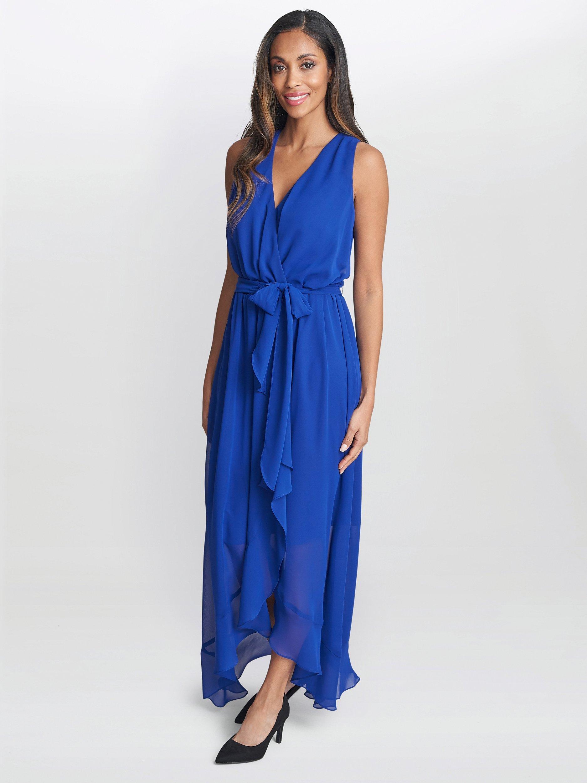 Gina Bacconi Imogen Wrap Maxi Dress