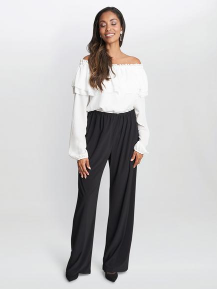 Gina Bacconi Sharlene Trouser, Black - view 2, Black