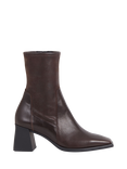 Vagabond Shoemakers Hedda Leather Square Toe Calf Boots, Chocolate