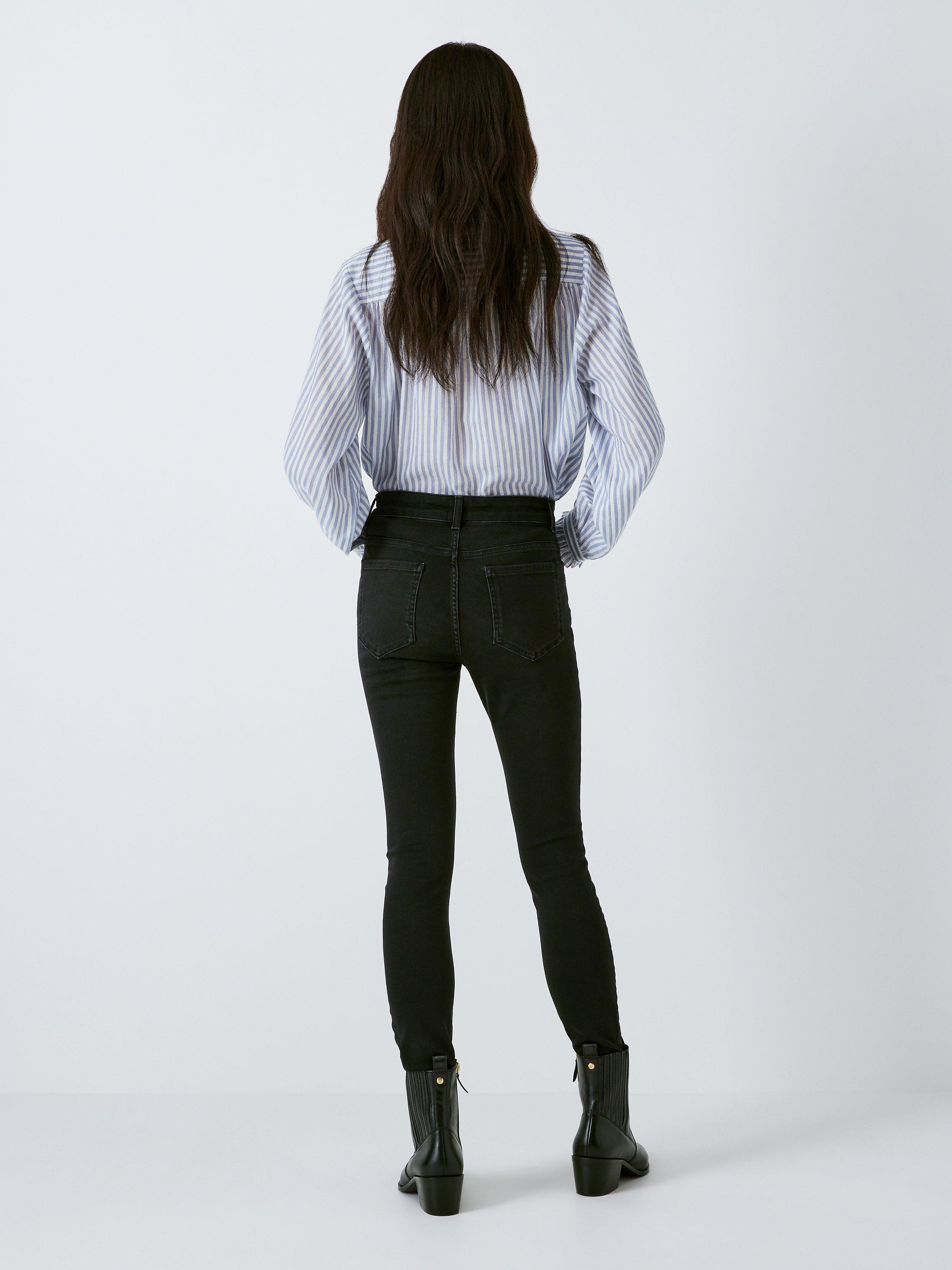 Product image 2 of 6, which shows AND/OR Abbot Kinney Skinny Jeans, Washed Black, 26