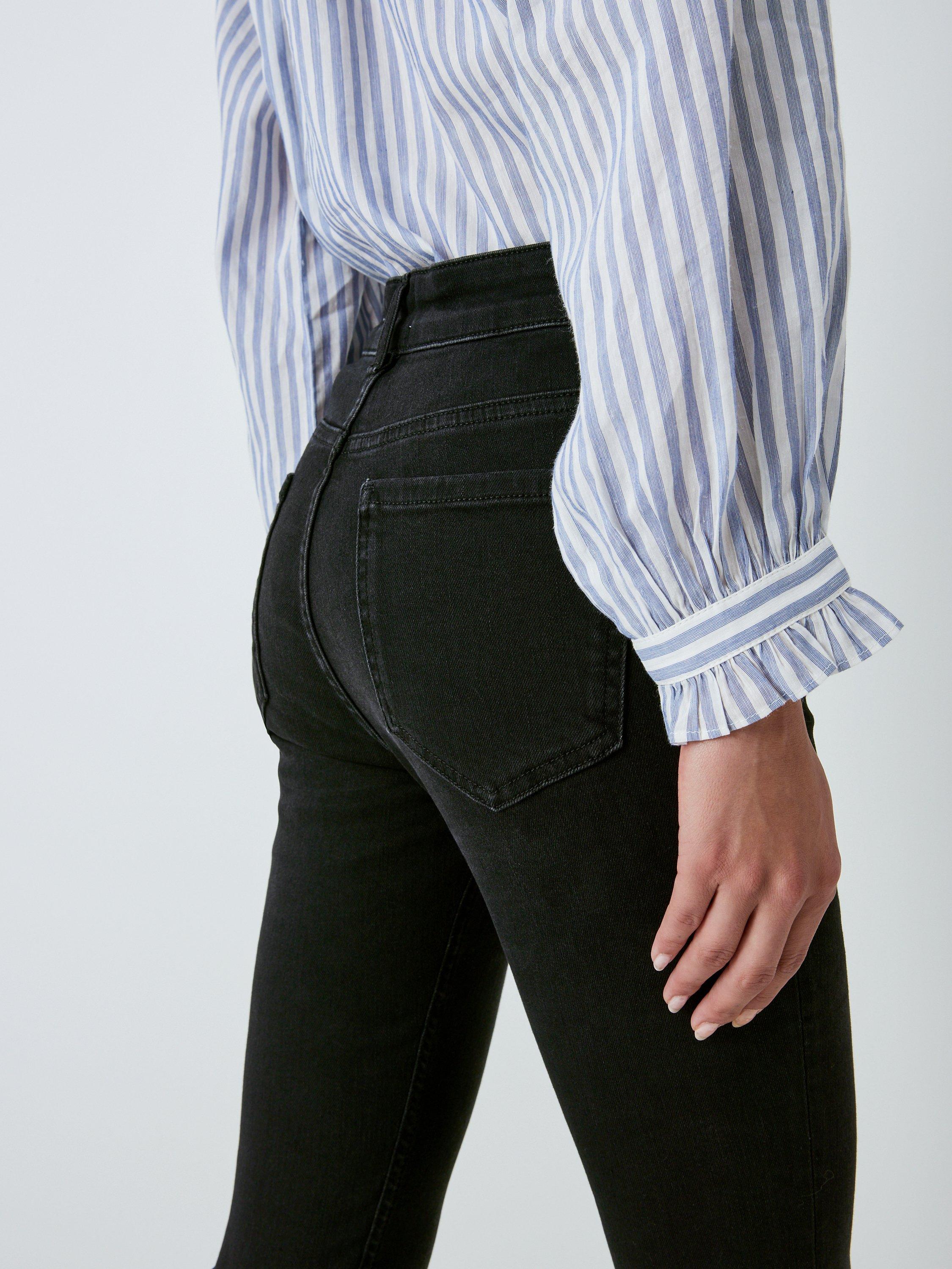 Product image 6 of 6, which shows AND/OR Abbot Kinney Skinny Jeans, Washed Black, 26