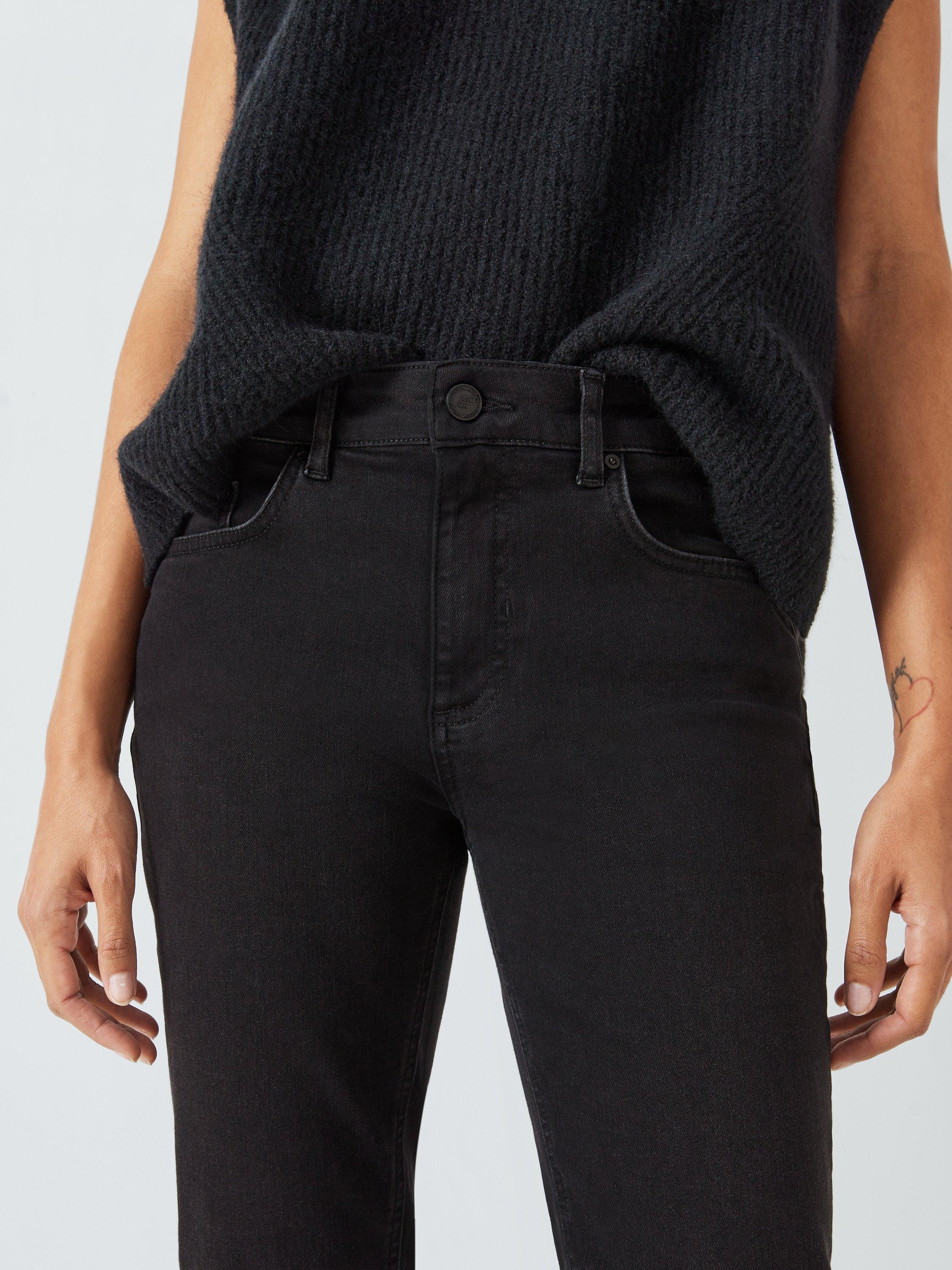 Product image 5 of 6, which shows AND/OR Silverlake Straight Cut Jeans, Washed Black, 34R