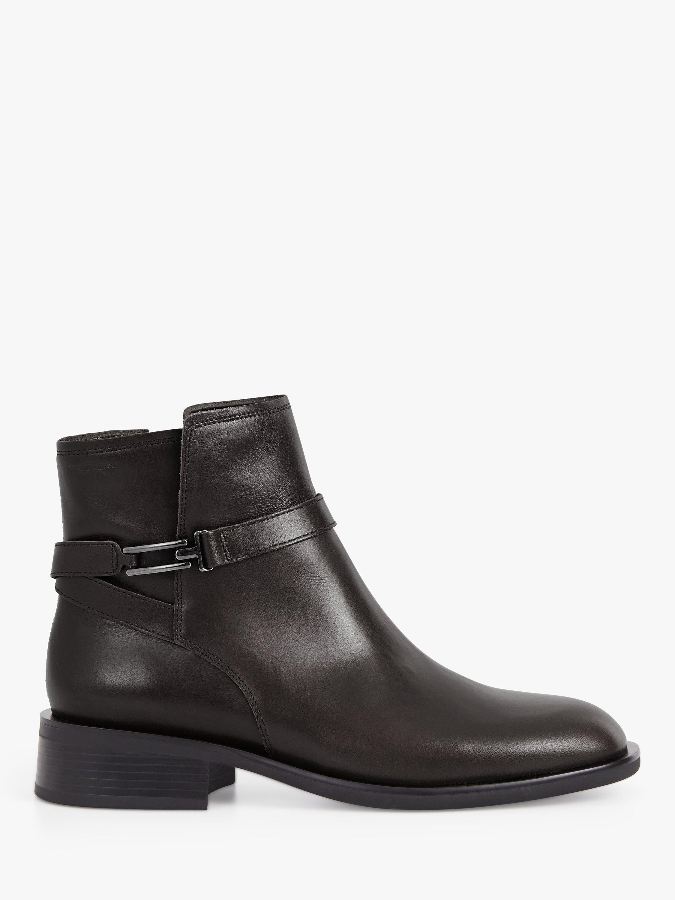 Vagabond Shoemakers Sheila Leather Ankle Strap Ankle Boots, Black