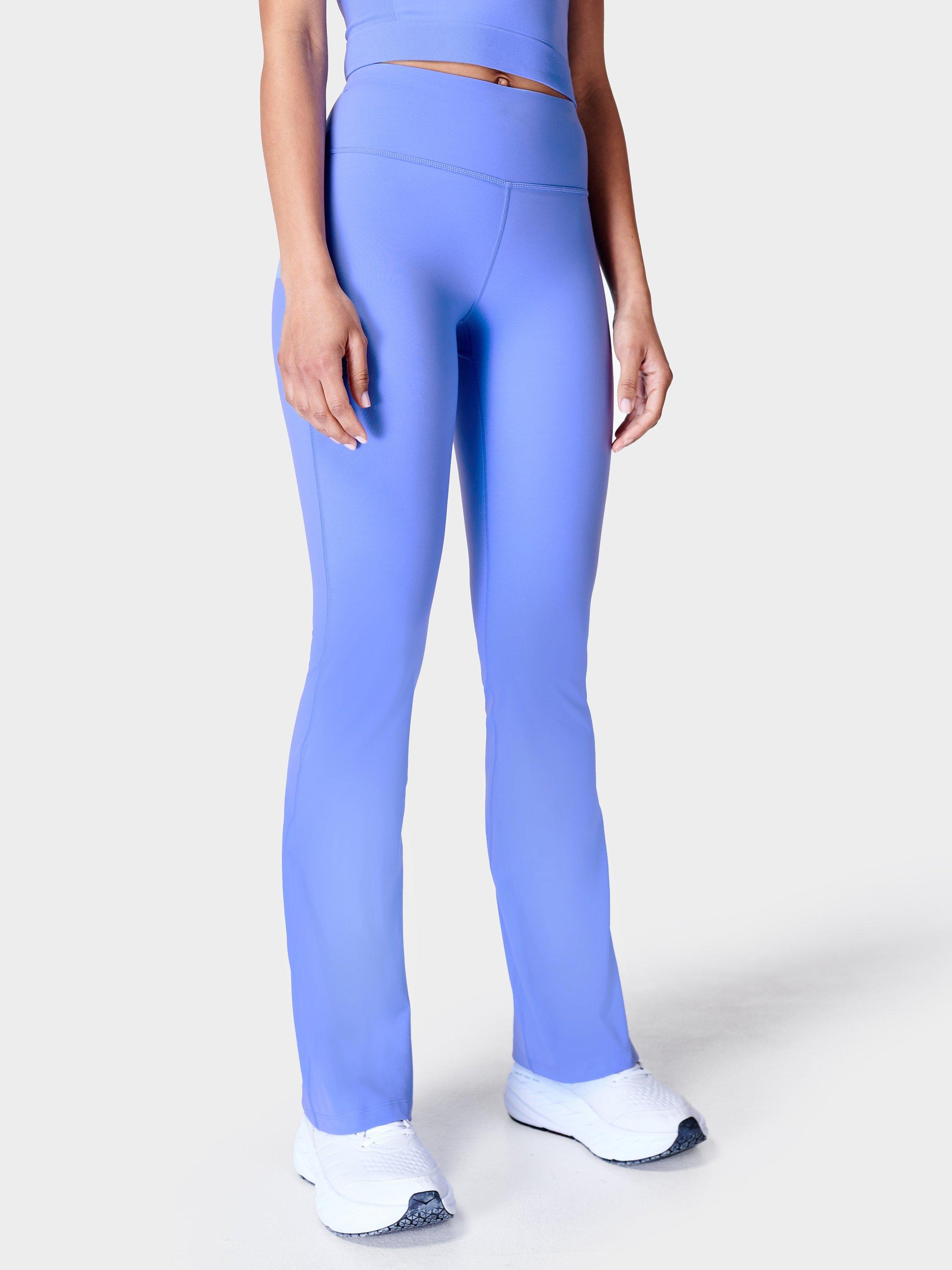 Sweaty Betty Power Bootcut Gym Trousers, Cornflower Blue