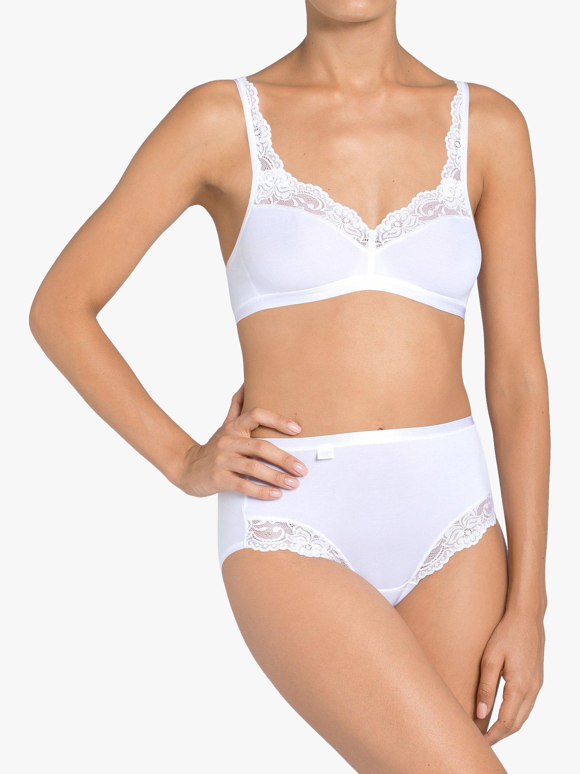 sloggi Romance Bralette, White, 36B