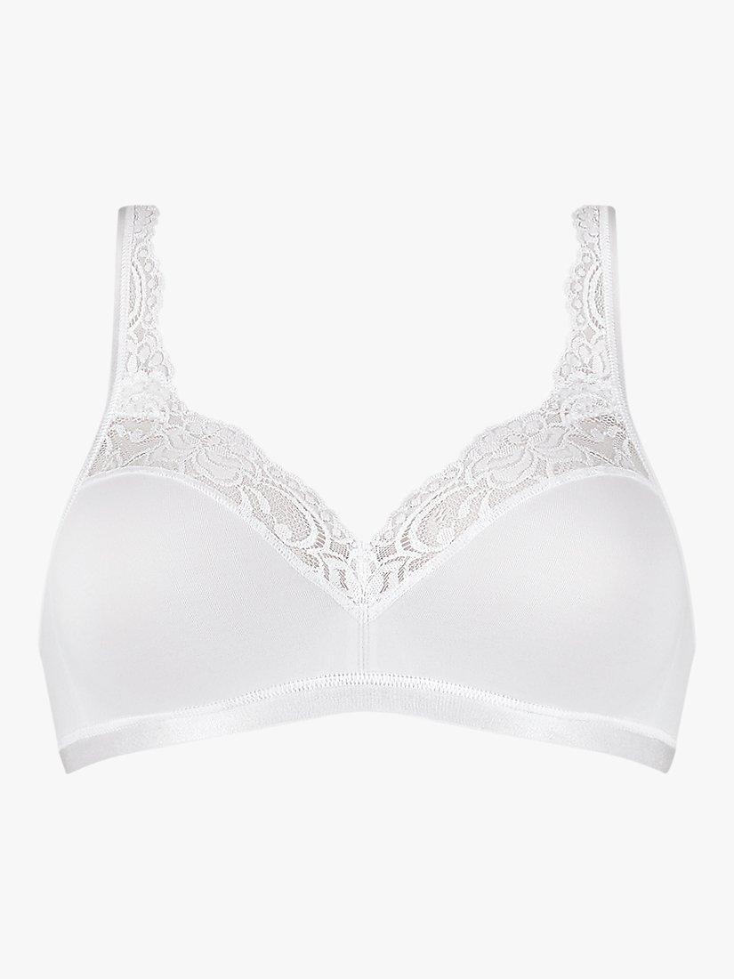 sloggi Romance Bralette, White, 36B