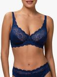 Triumph Amourette 300 Underwired Bra, Navy