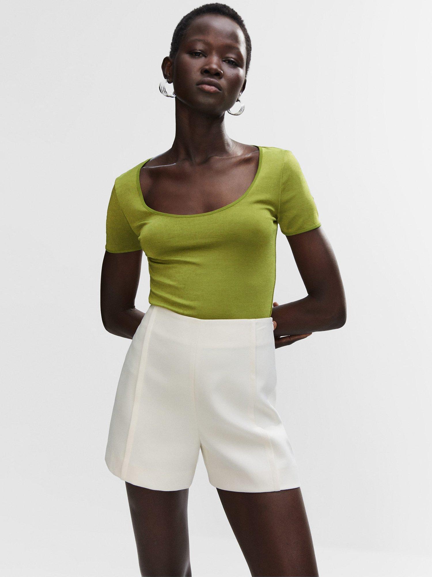 Mango Opal Low Neck T-Shirt