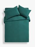 John Lewis Warm & Cosy Brushed Cotton Bedding, Green