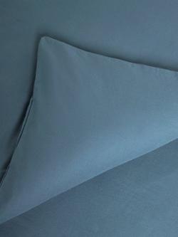 John Lewis Warm & Cosy Brushed Cotton Bedding - view 2, Bluestone