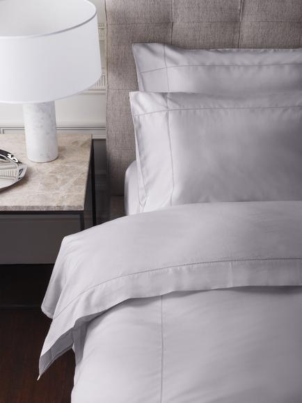 Jasper Conran London 500 Thread Count Supima Satin Fitted Sheet, Lunar Rock