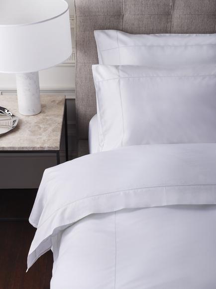 Jasper Conran London Supima 500 Thread Count Satin Flat Sheet, White