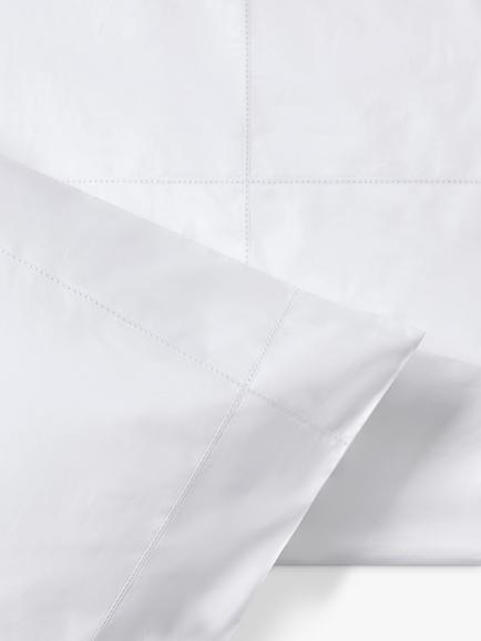 Jasper Conran London Supima 500 Thread Count Satin Flat Sheet - view 2, White