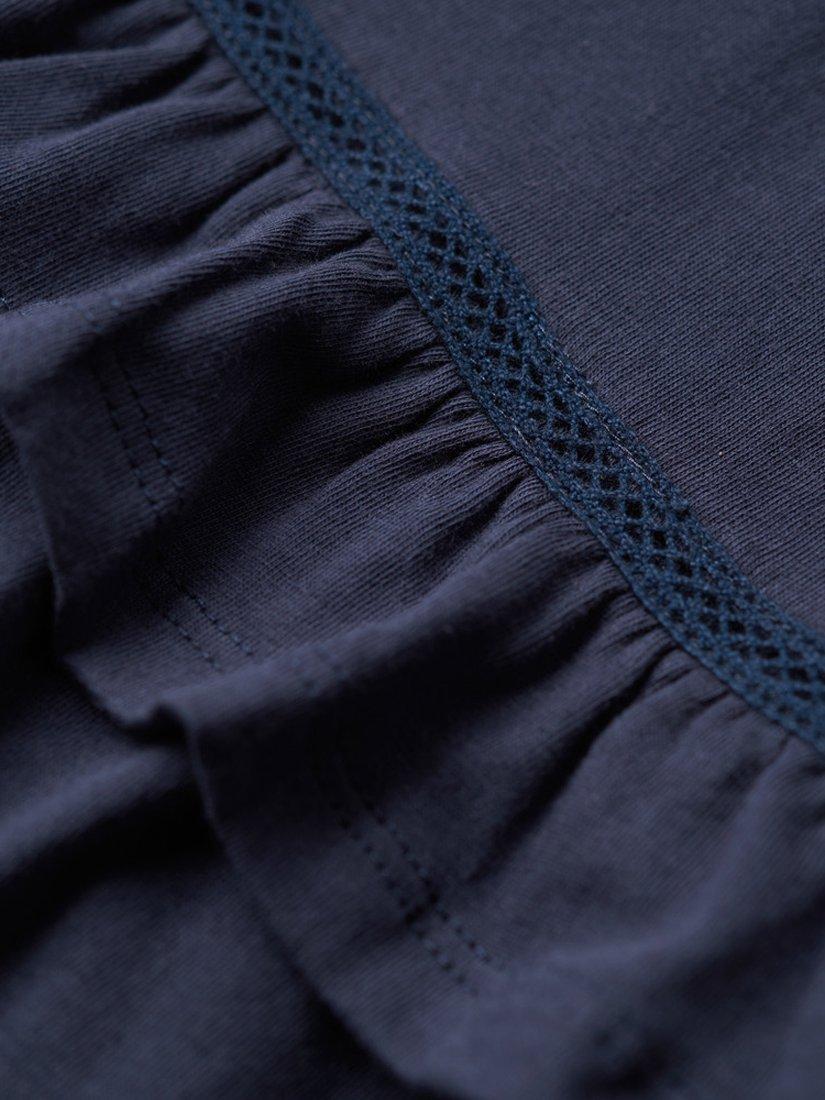 Product image 6 of 6, which shows Superdry 50s Lace Bandeau Mini Dress, Richest Navy, 10