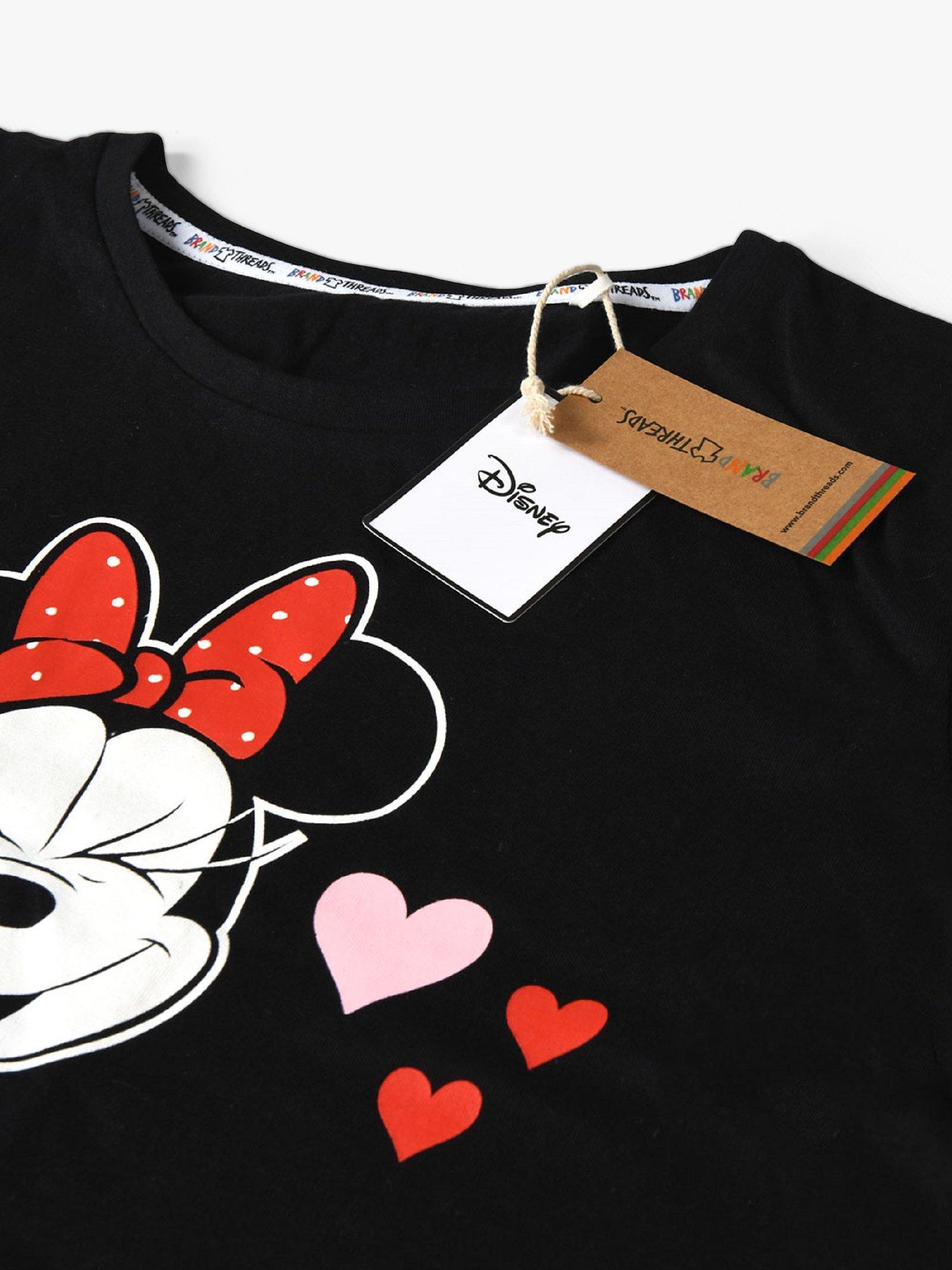 Product image 3 of 4, which shows Brand Threads Maternity Minnie Mouse Nightdress, Black, XS