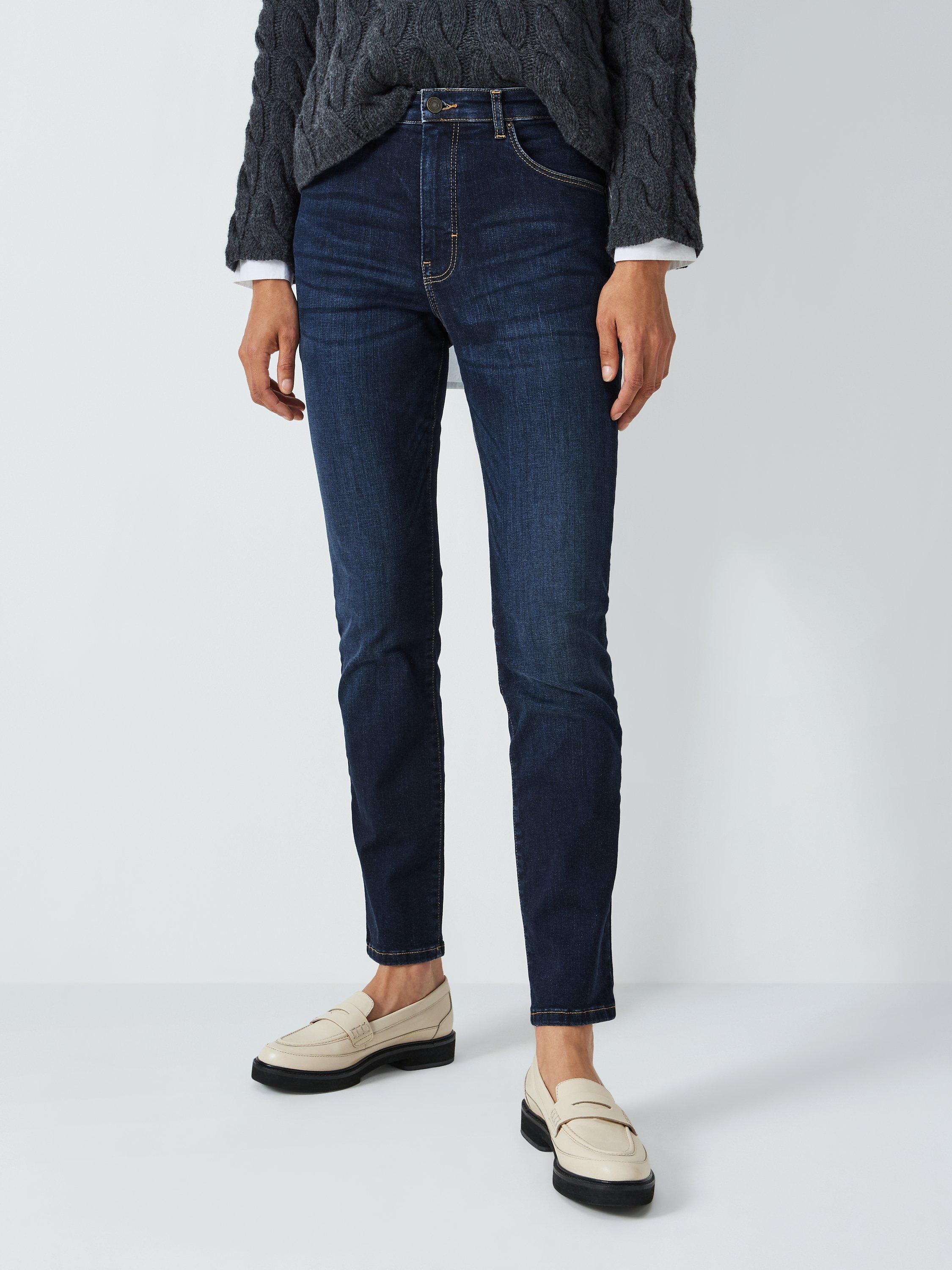 John Lewis Premium Stretch Slim Leg Jeans, Nippon, 8