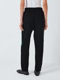John Lewis ANYDAY Side Stripe Trousers, Black