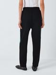 John Lewis ANYDAY Side Stripe Trousers, Black