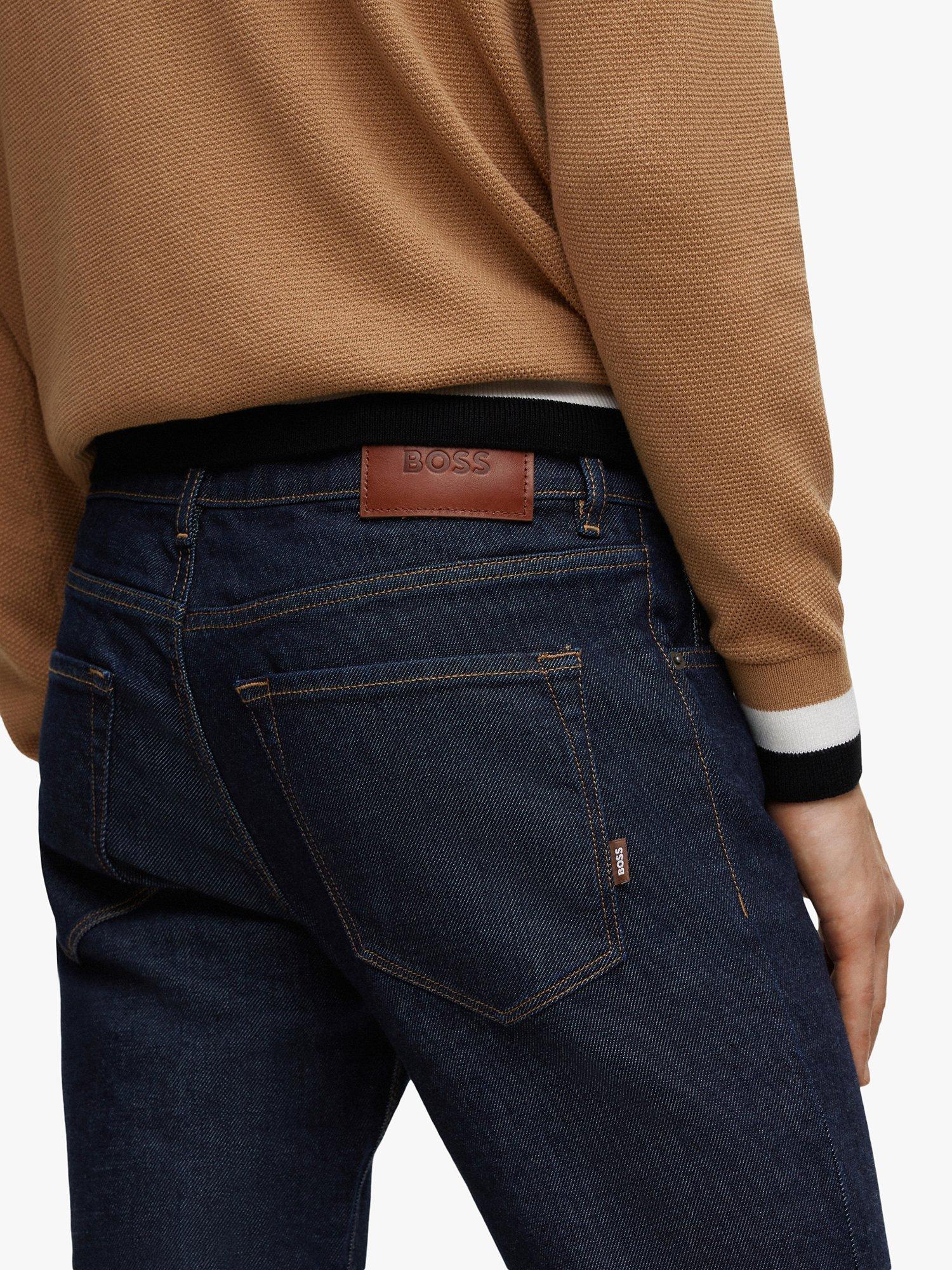 Product image 5 of 5, which shows BOSS Maine Regular Fit Jeans, Navy, 33L