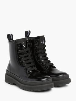 Calvin Klein Kids' Lace-Up Bootie, Black - view 2, Black