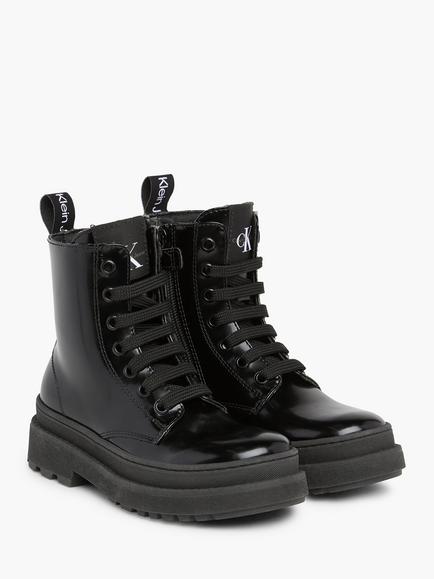Calvin Klein Kids' Lace-Up Bootie, Black - view 2, Black
