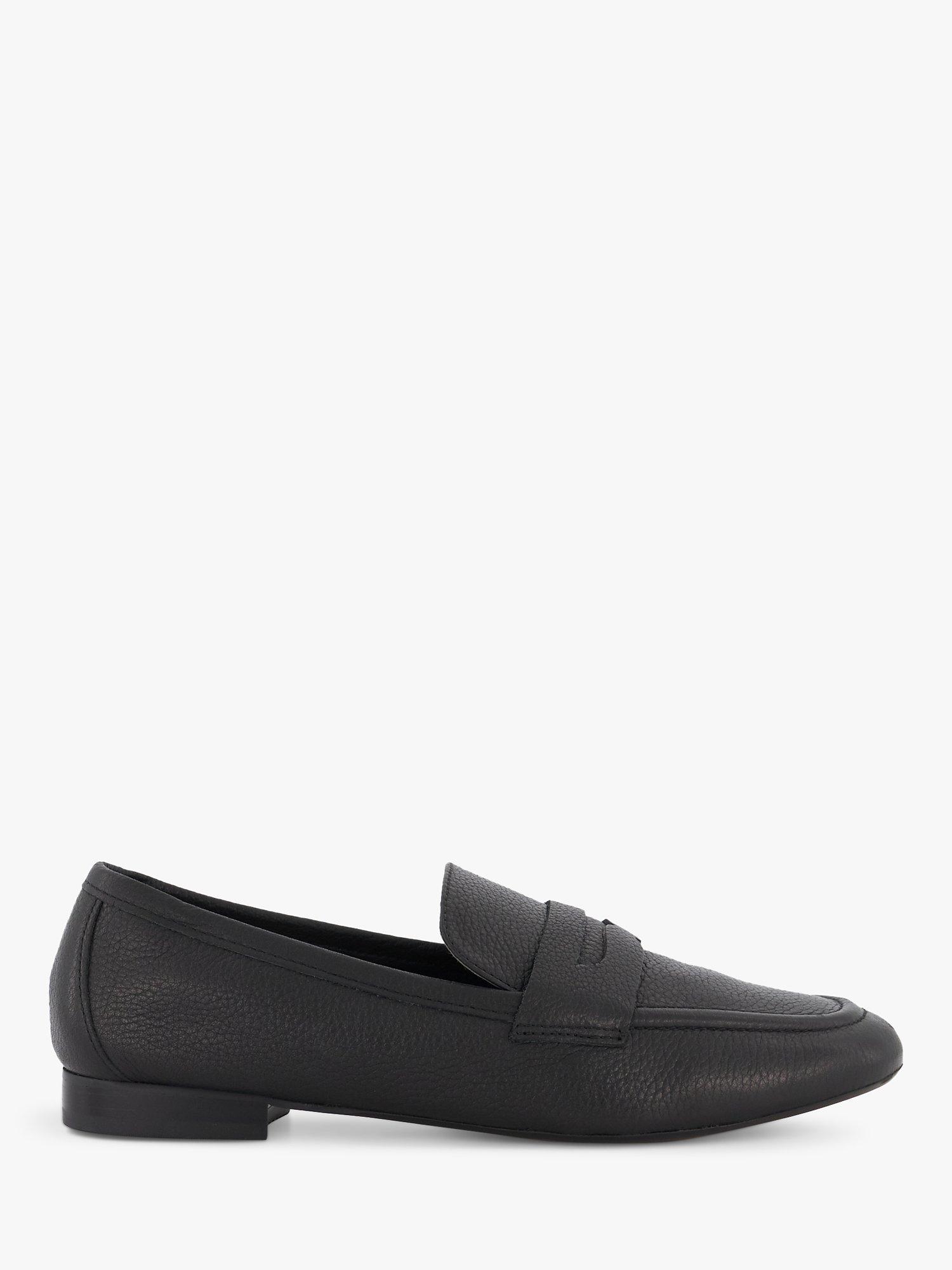 Dune Gianetta Leather Flat Penny Loafers