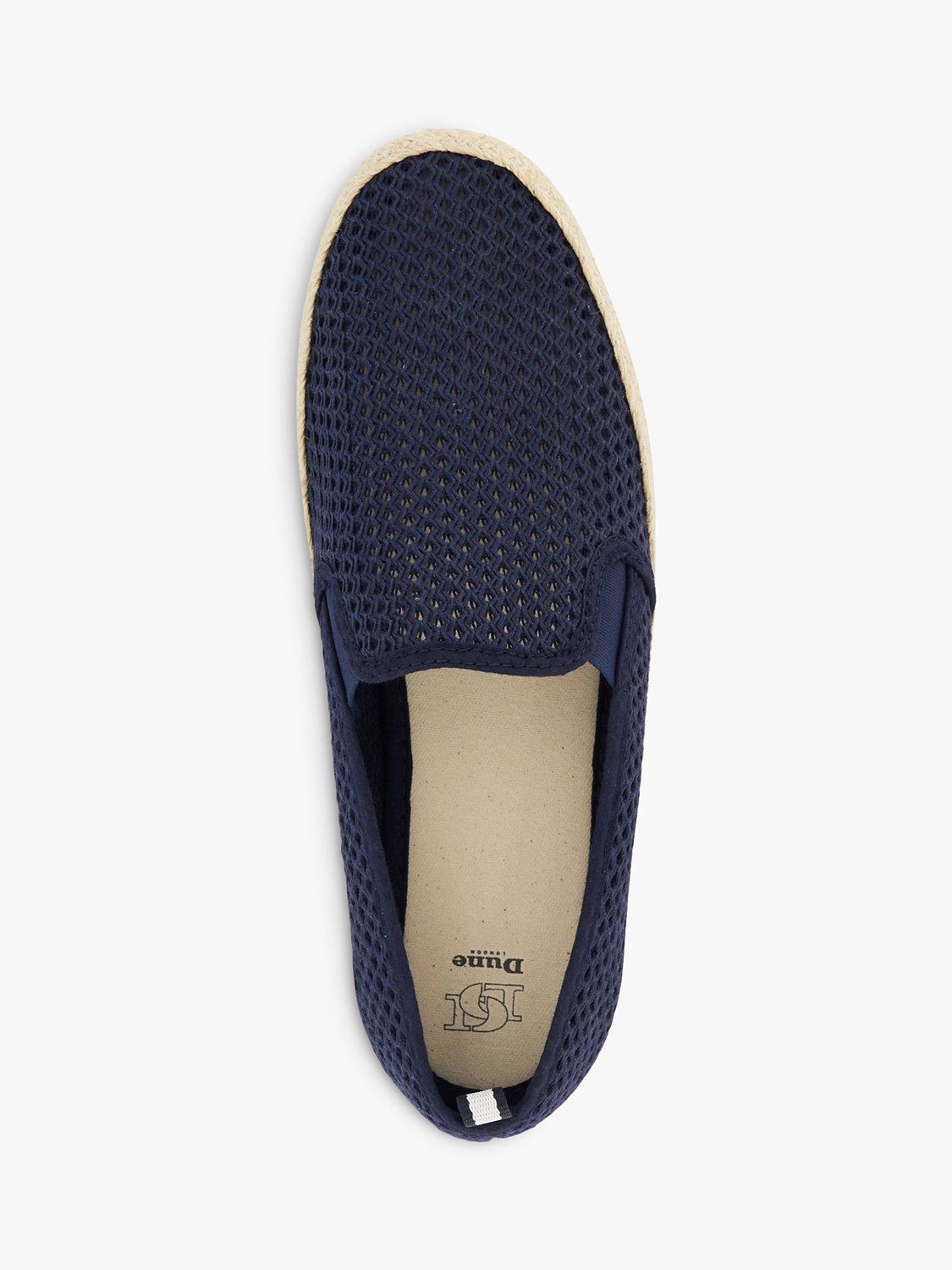 Product image 4 of 5, which shows Dune Fisherr Fabric Espadrille Shoes, Navy, EU46