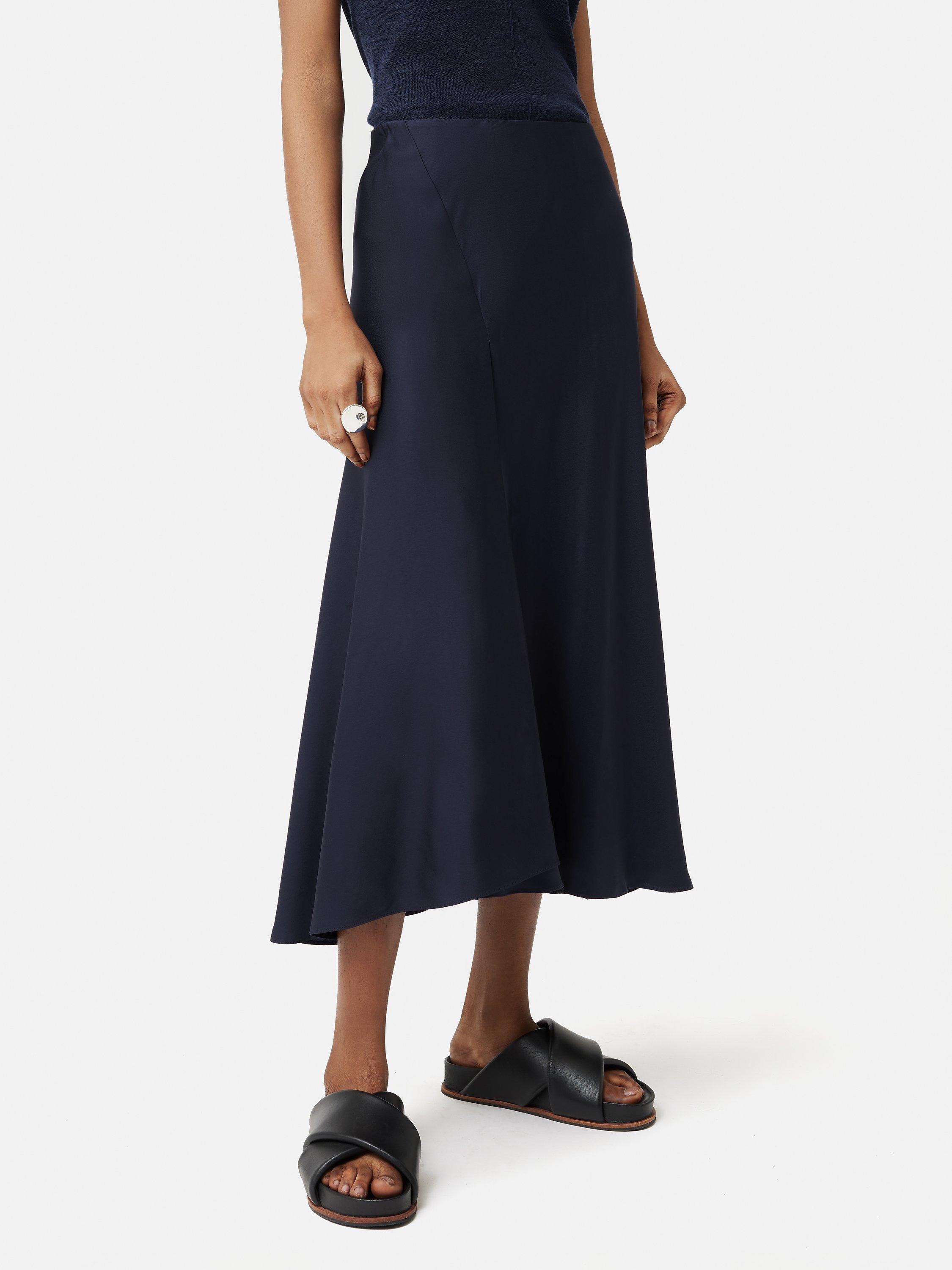 Jigsaw navy pencil skirt hotsell