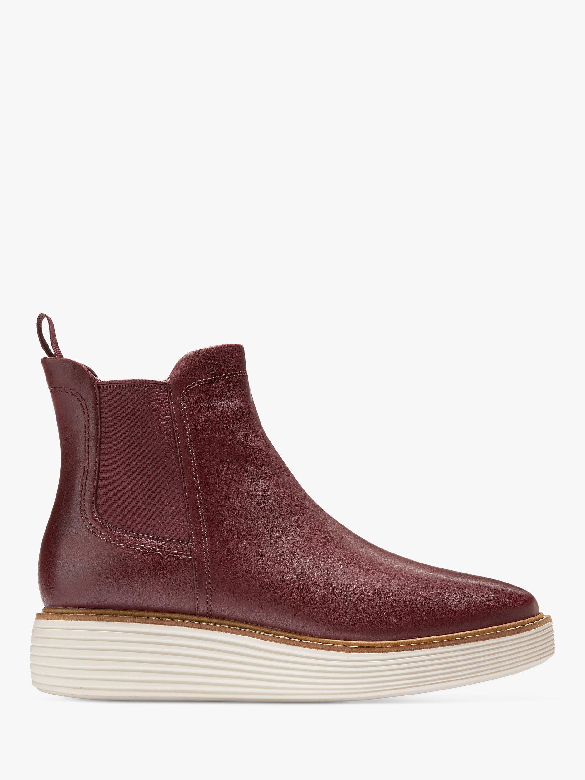 Cole Haan Leather Chelsea Boots, Bloodstone