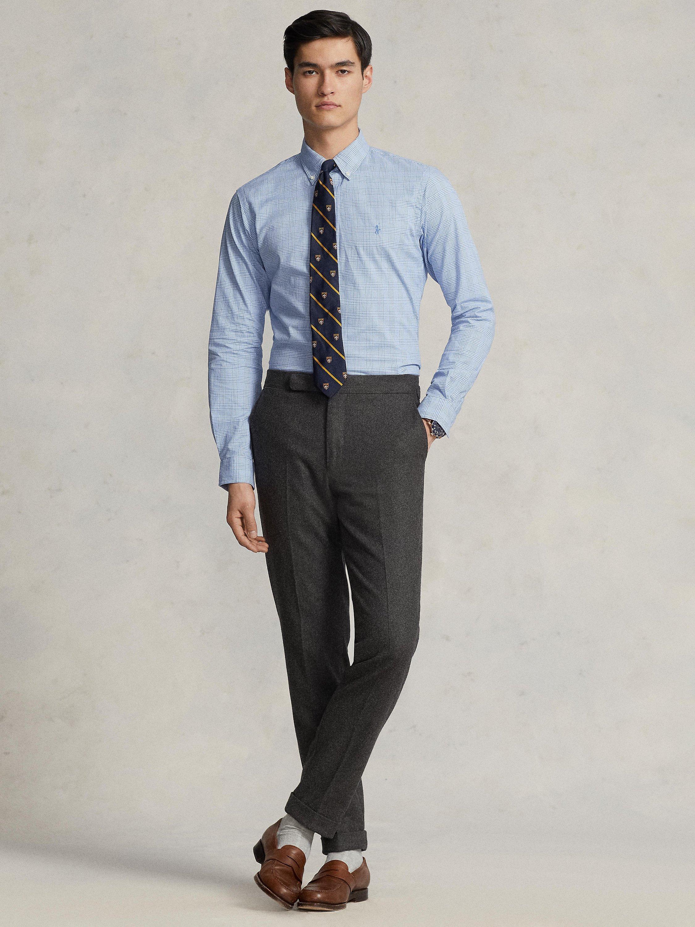 Polo Ralph Lauren Check Shirt, Blue/White