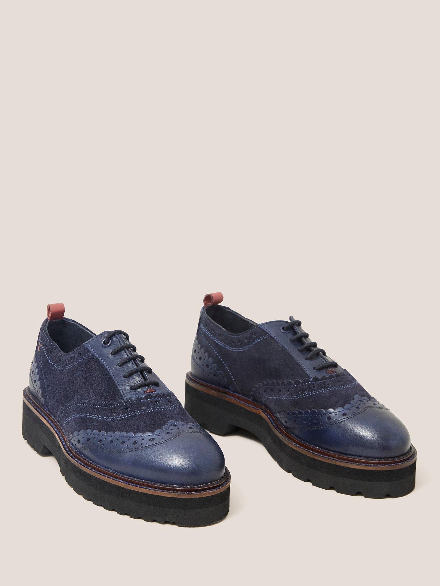 White Stuff Leather Lace Up Brogue Shoes