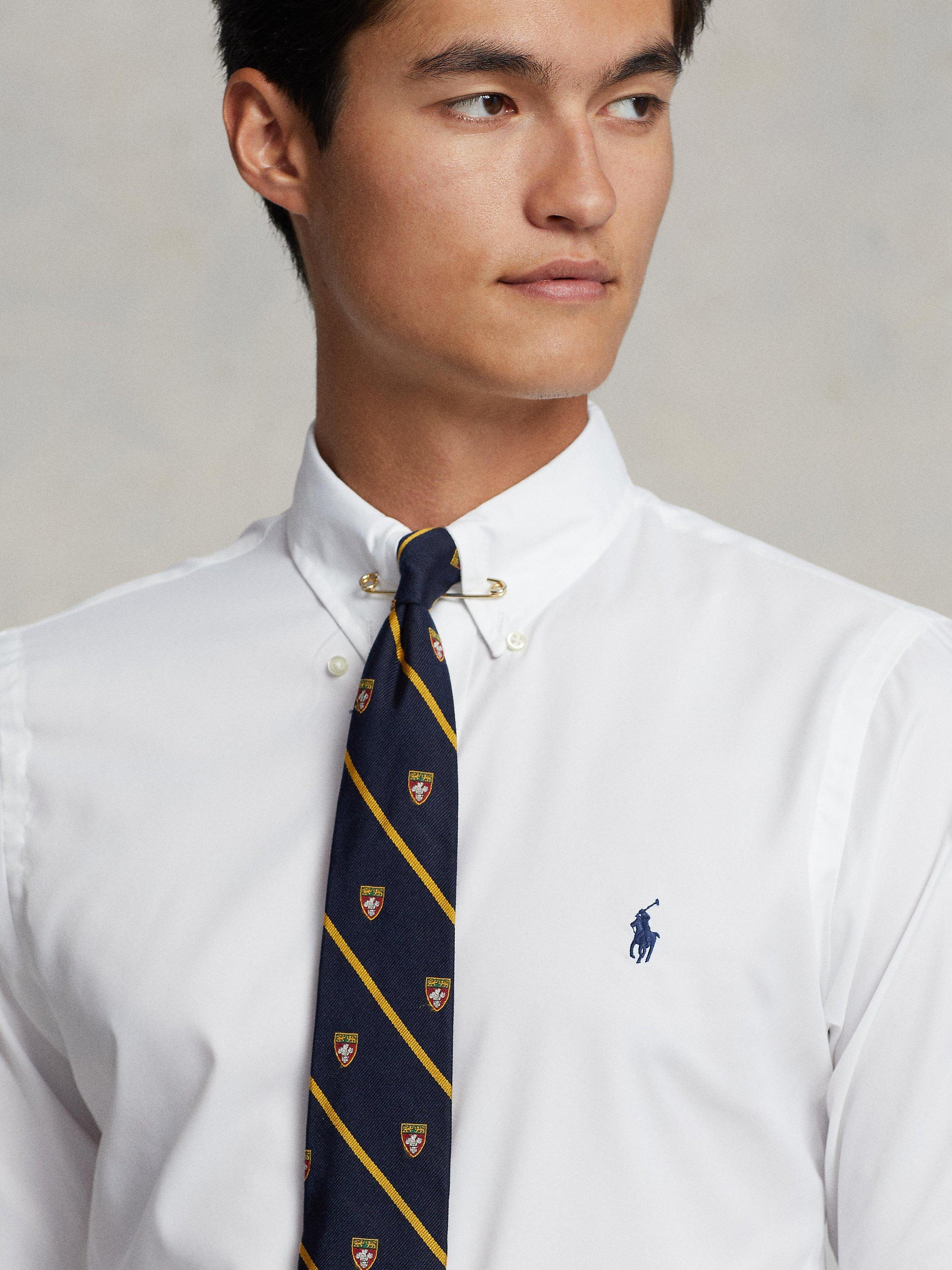 Polo Ralph Lauren Long Sleeve Classic Fit Performance Twill Shirt White