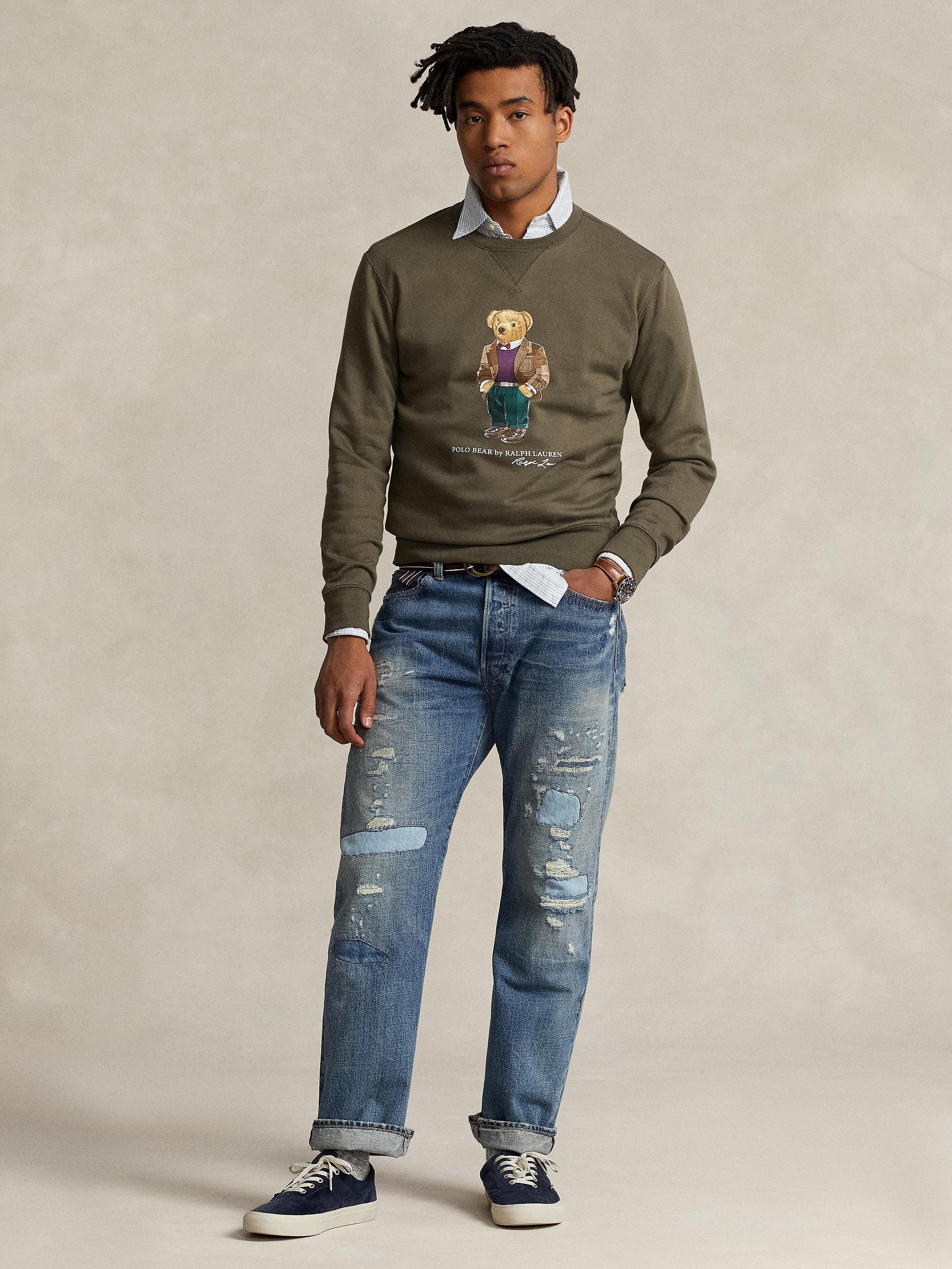 Ralph Lauren Polo Bear Sweatshirt, Expedition Olive Bear