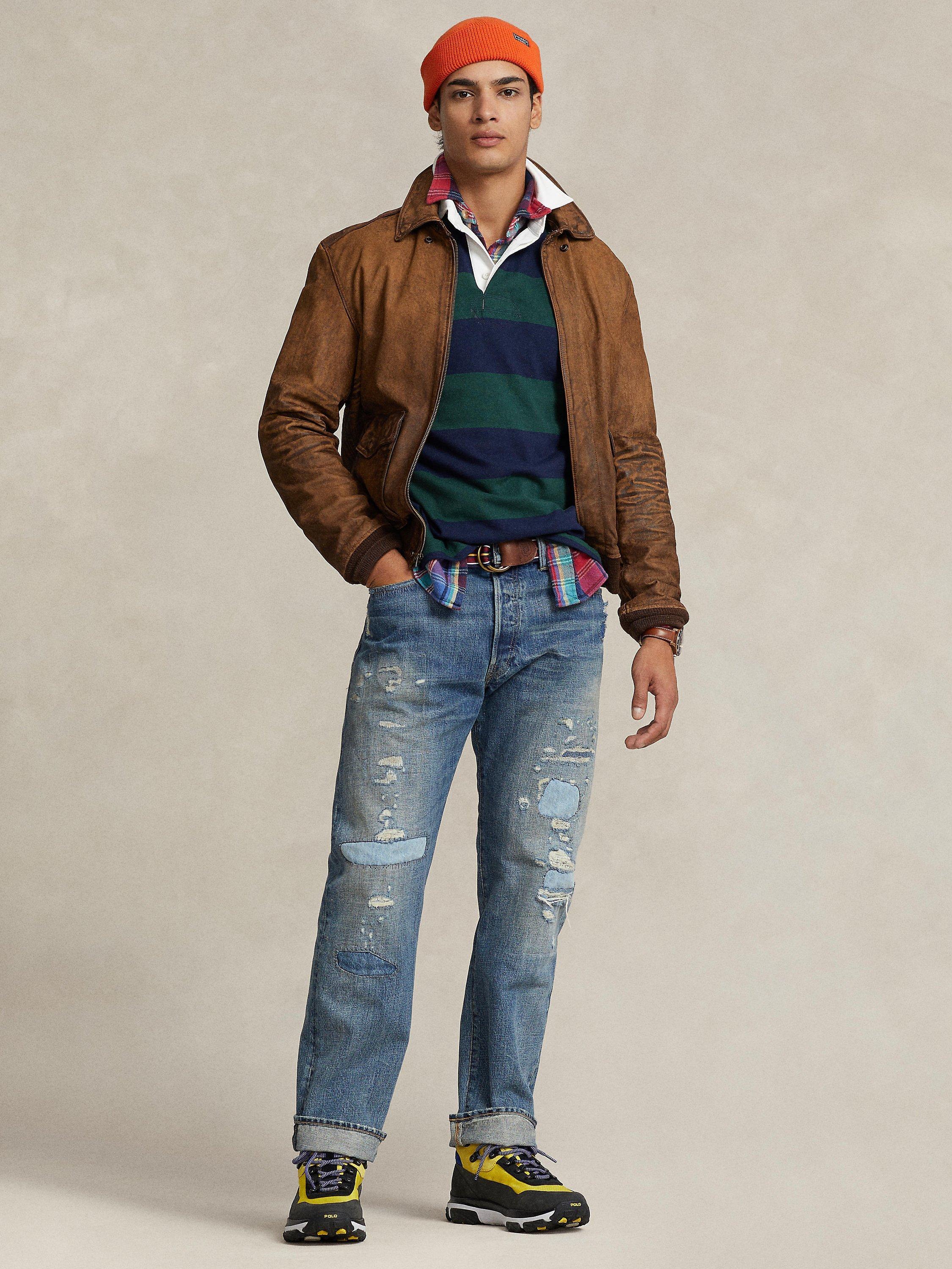 Polo Ralph Lauren A2 Leather Bomber, Teak