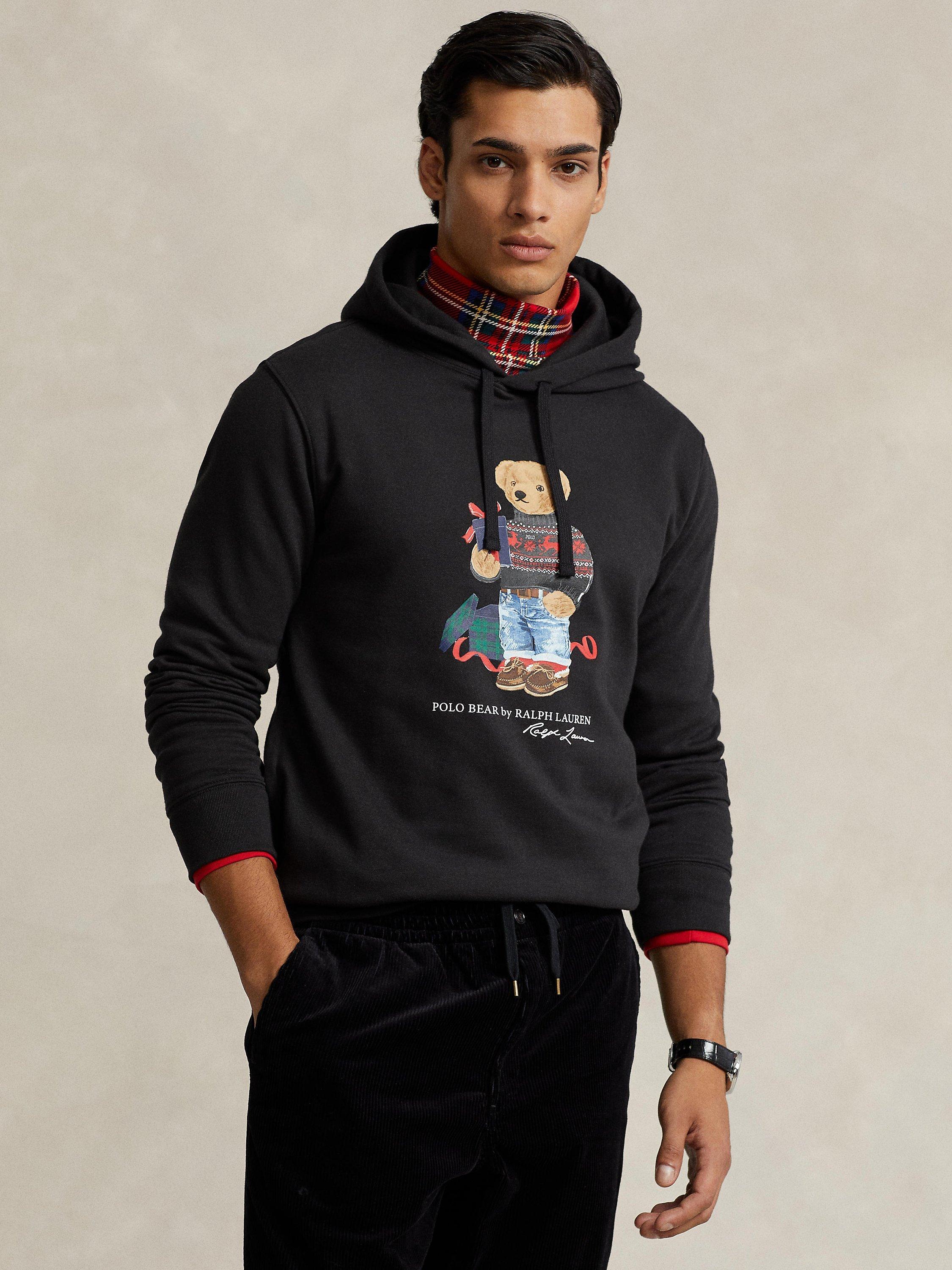 Polo Ralph Lauren Present Bear Hoodie, Polo Black Bear